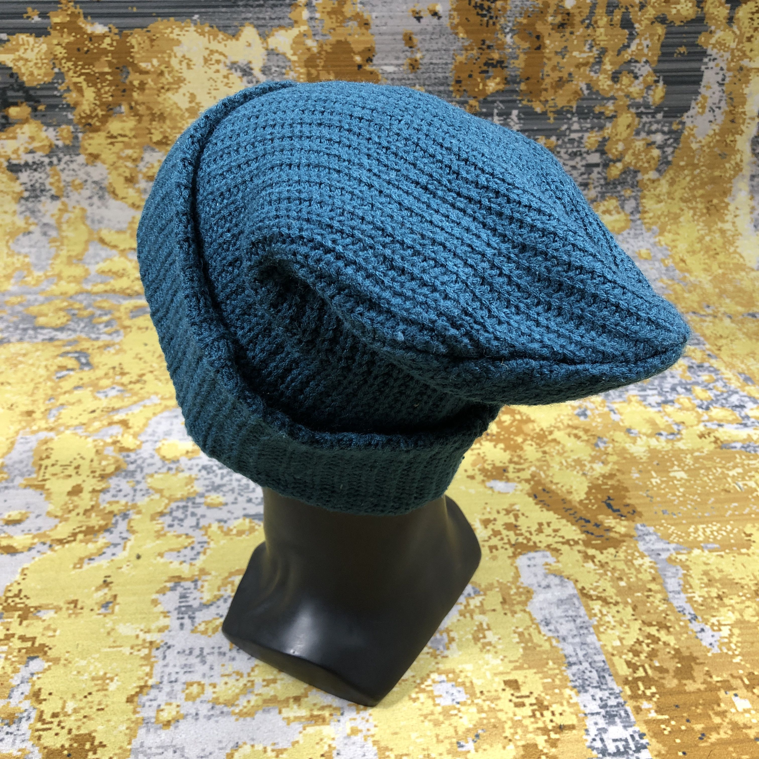 Ben Davis × Vintage Vintage Ben Davis Ribbed Beanie Hat B2130 Size ONE SIZE - 2 Thumbnail