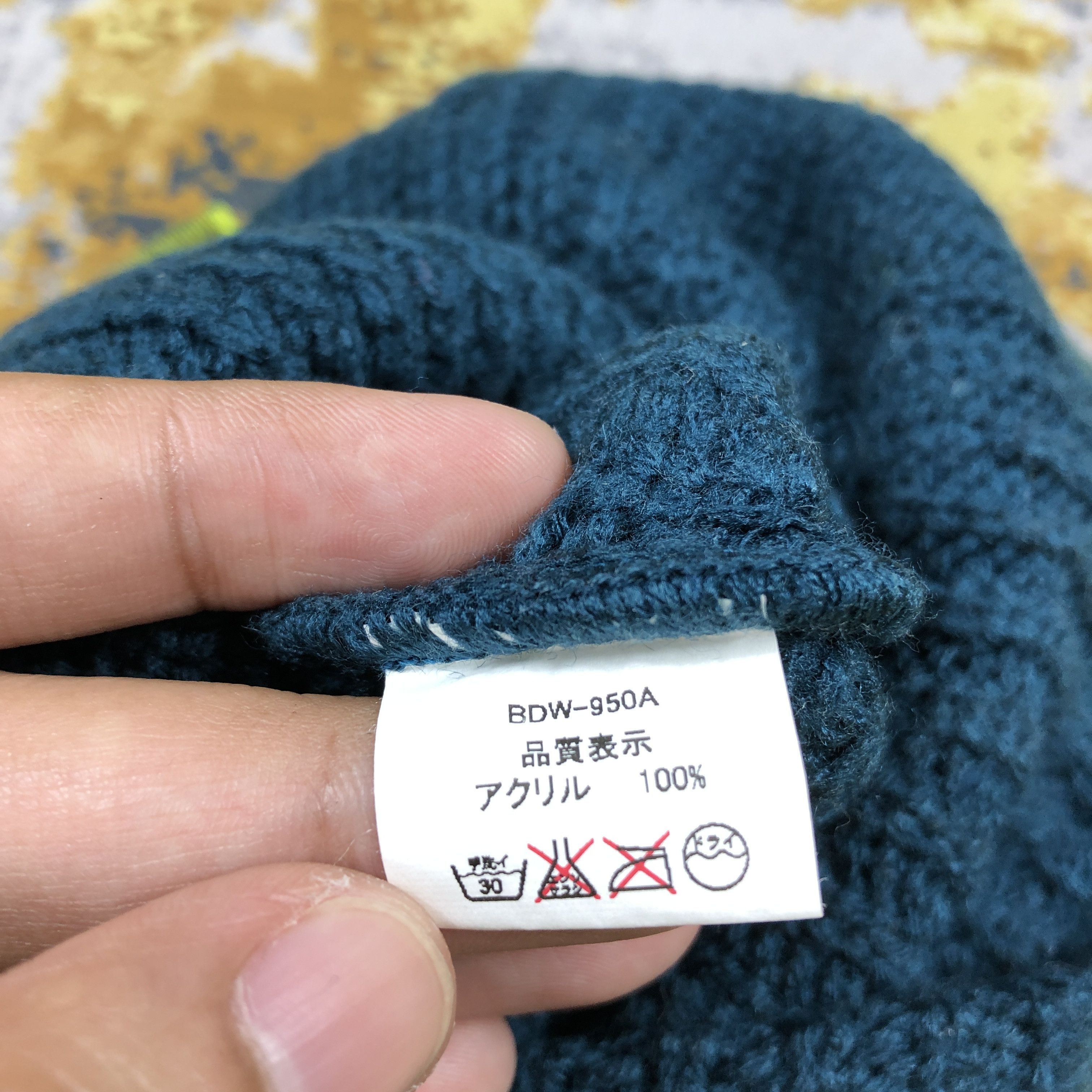 Ben Davis × Vintage Vintage Ben Davis Ribbed Beanie Hat B2130 Size ONE SIZE - 6 Thumbnail