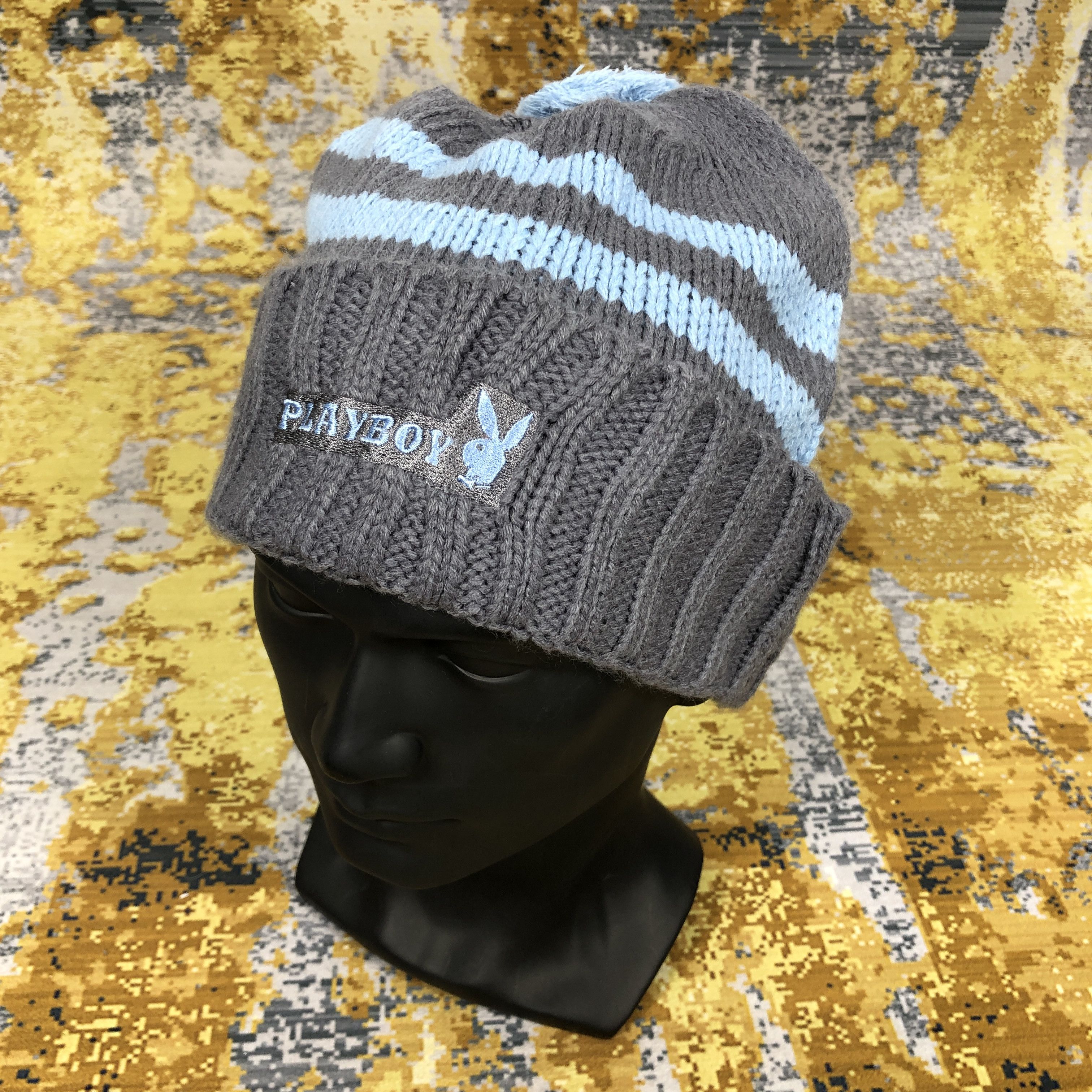 Playboy × Vintage Vintage Playboy Beanie Hat B1405 Size ONE SIZE - 1 Thumbnail
