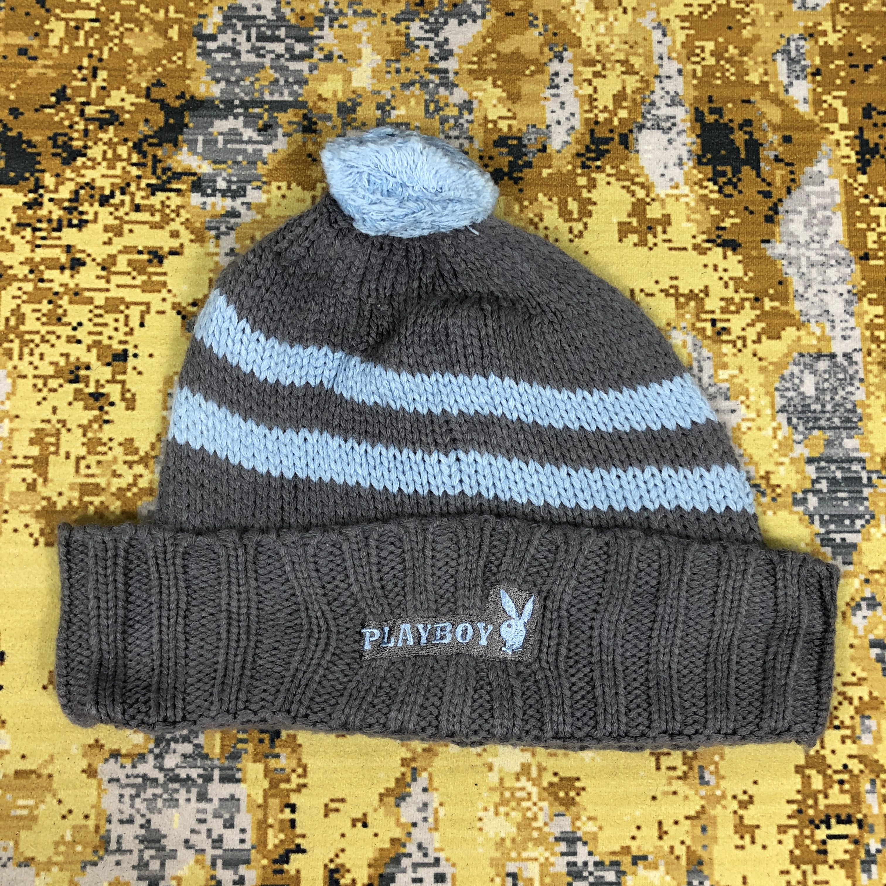 Playboy × Vintage Vintage Playboy Beanie Hat B1405 Size ONE SIZE - 3 Thumbnail
