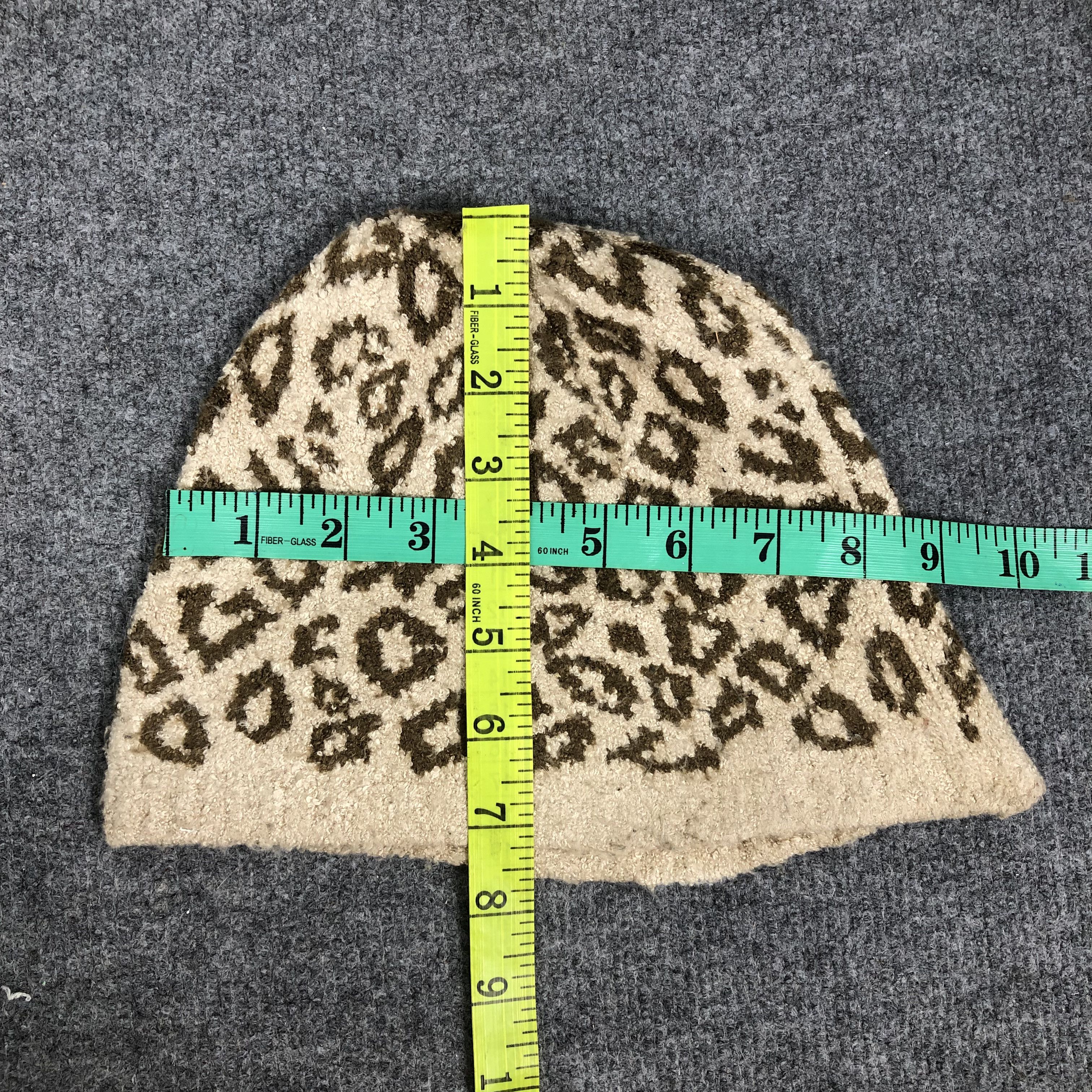 Japanese Brand × Vintage Vintage Leopard Beanie Hat Size ONE SIZE - 6 Thumbnail