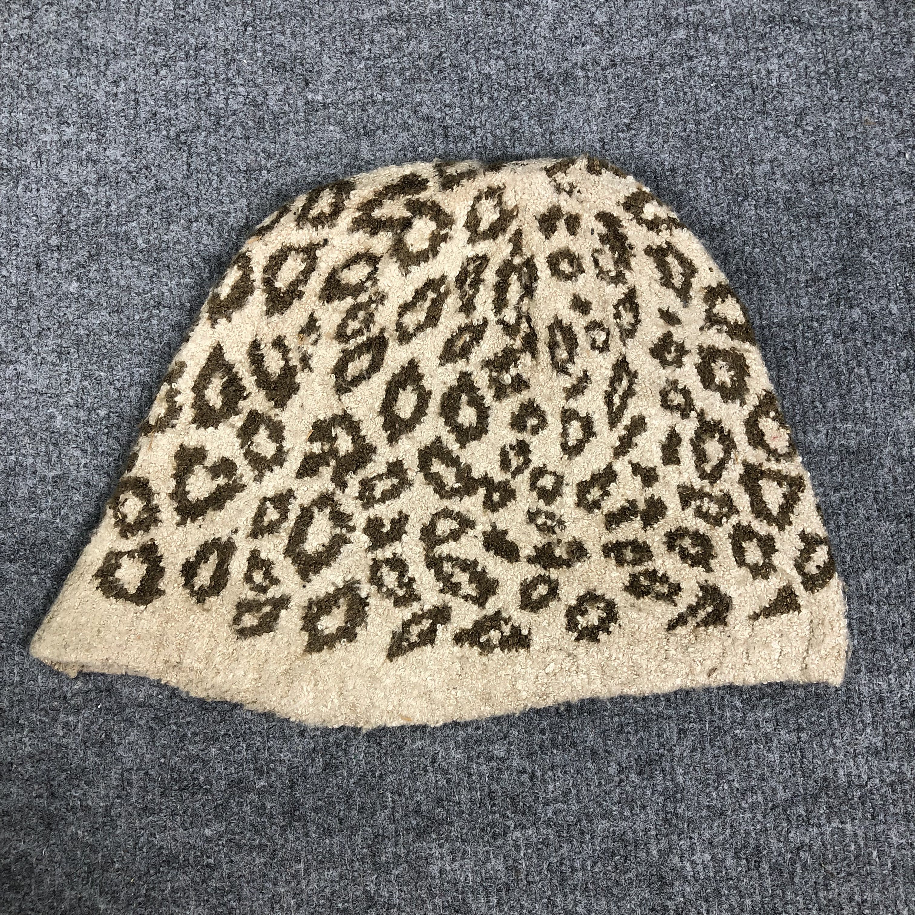 Japanese Brand × Vintage Vintage Leopard Beanie Hat Size ONE SIZE - 5 Thumbnail
