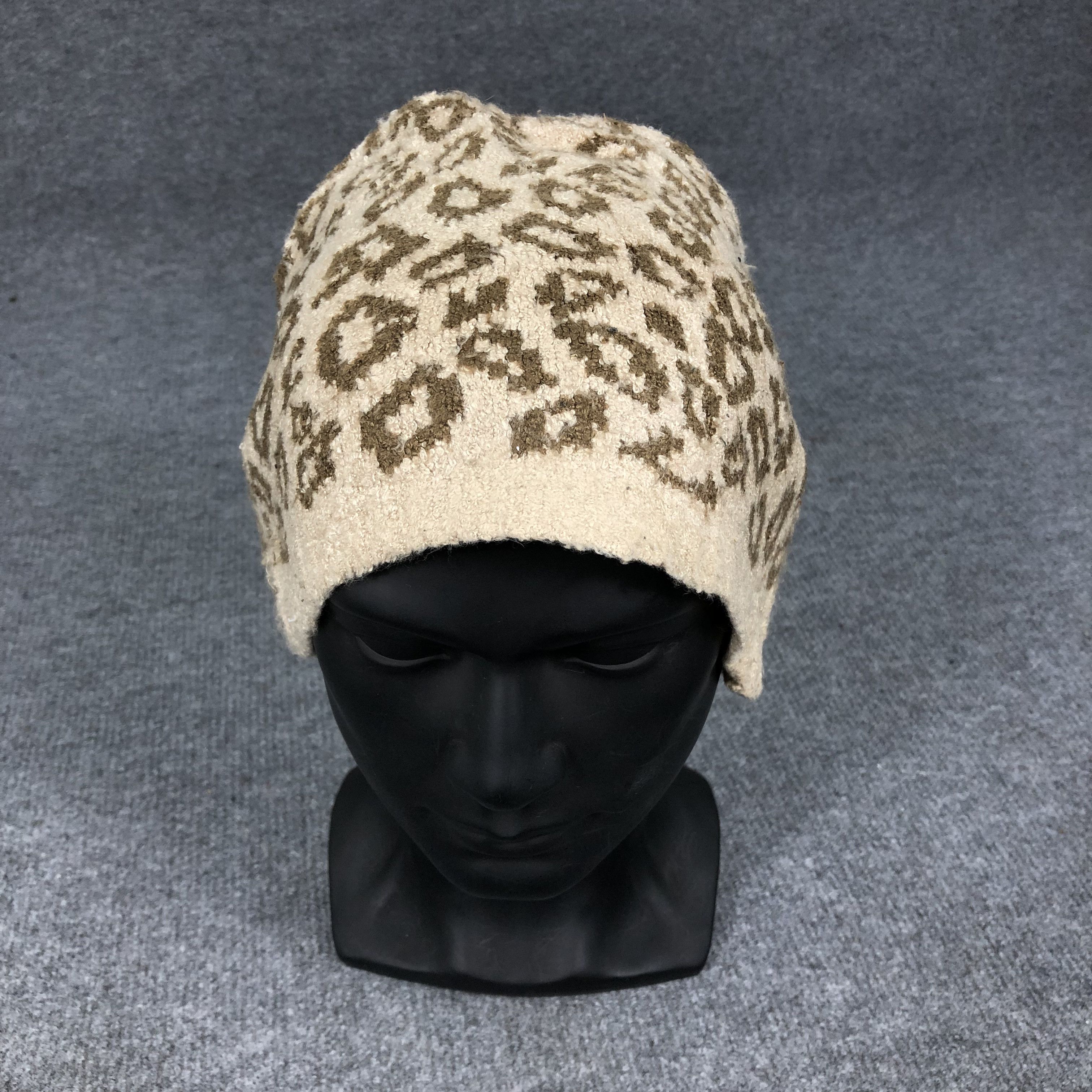 Japanese Brand × Vintage Vintage Leopard Beanie Hat Size ONE SIZE - 3 Thumbnail