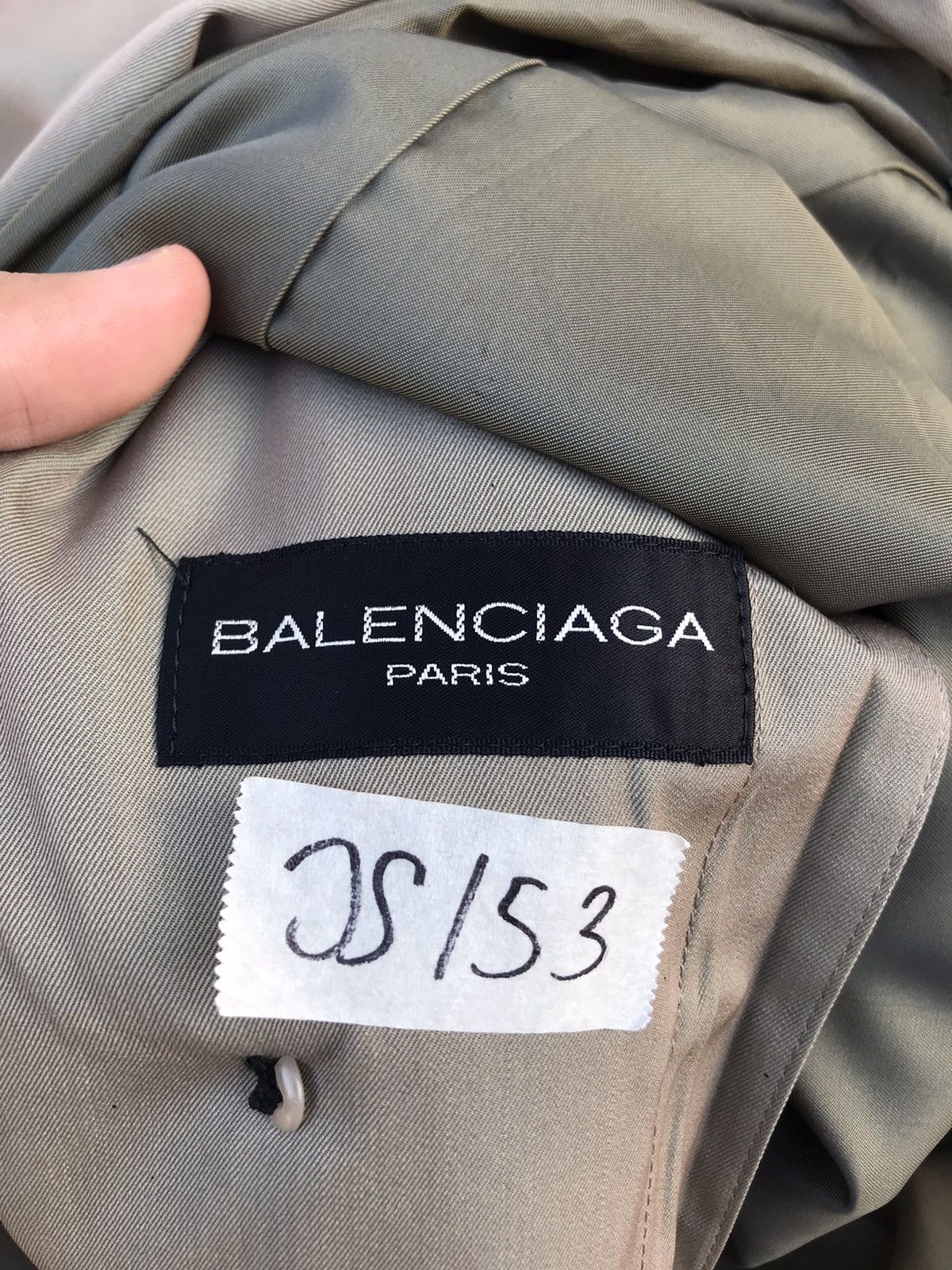 Balenciaga Vintage Balenciaga Paris Trench Coat Size US L / EU 52-54 / 3 - 8 Thumbnail