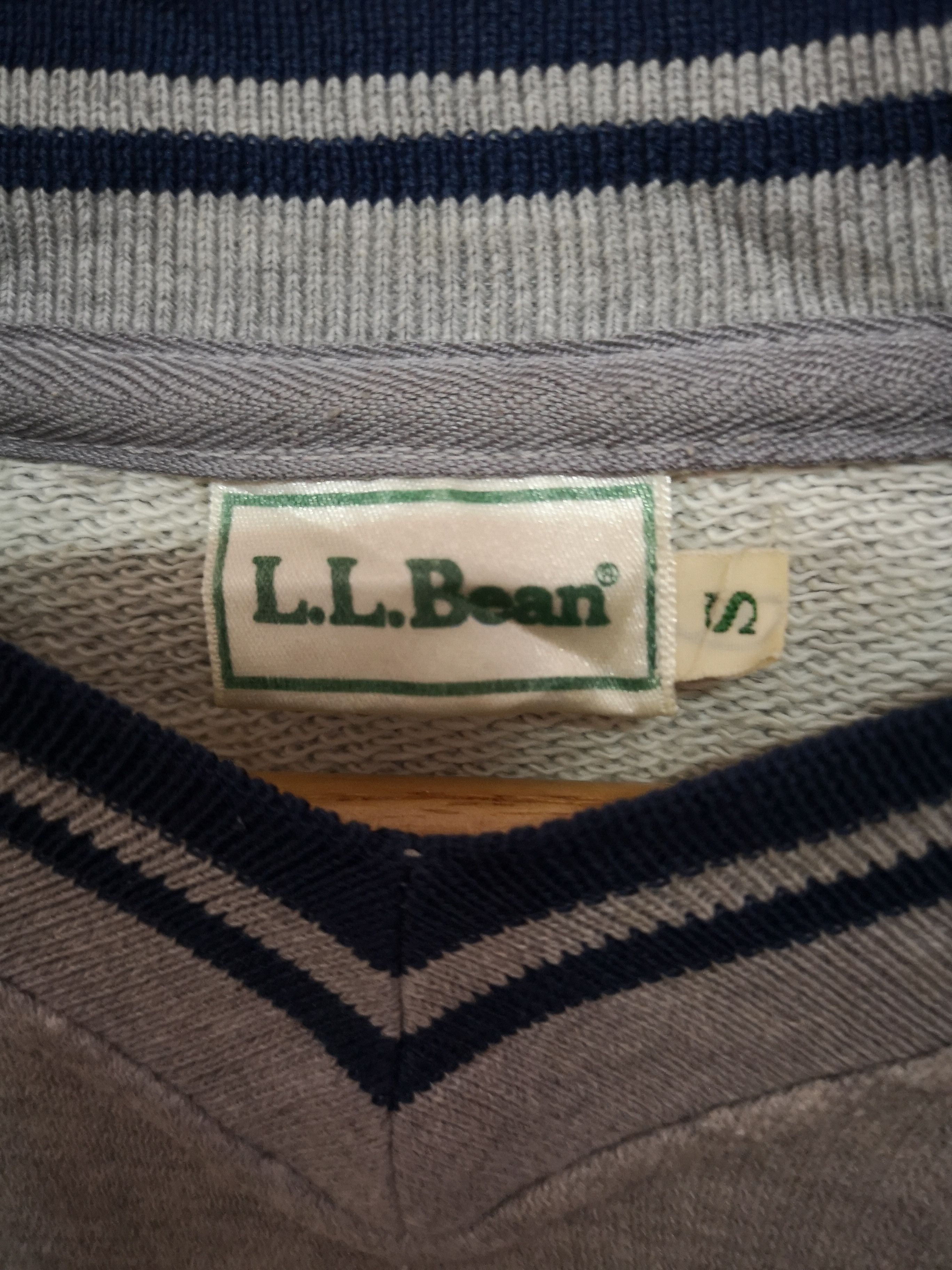 L.L. Bean Vintage LL BEAN Stripes Crewneck Sweatshirt Size US S / EU 44-46 / 1 - 4 Thumbnail