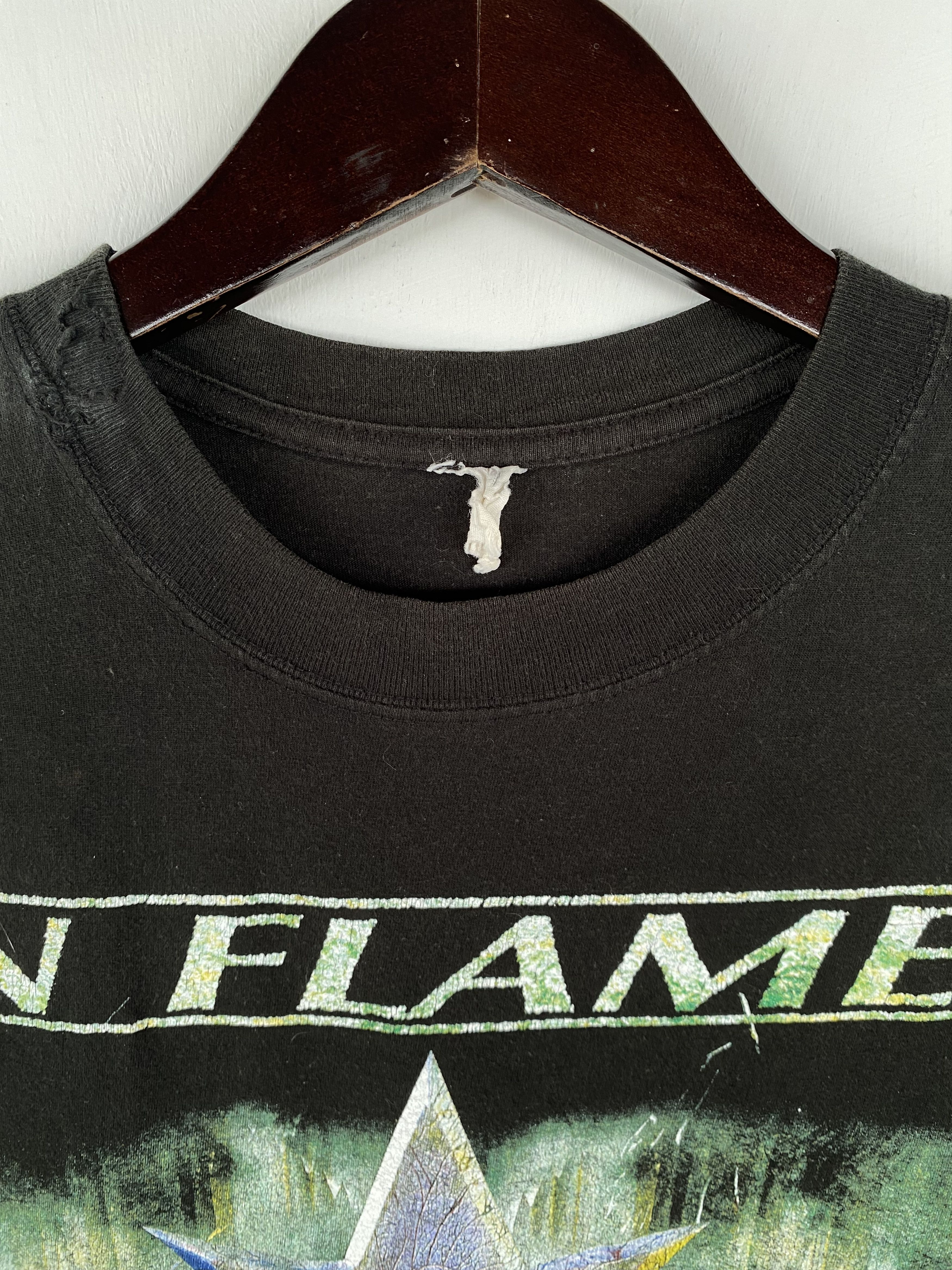 Band Tees 💥VINTAGE IN FLAMES melodic death metal band Asian shirt Size US M / EU 48-50 / 2 - 3 Thumbnail