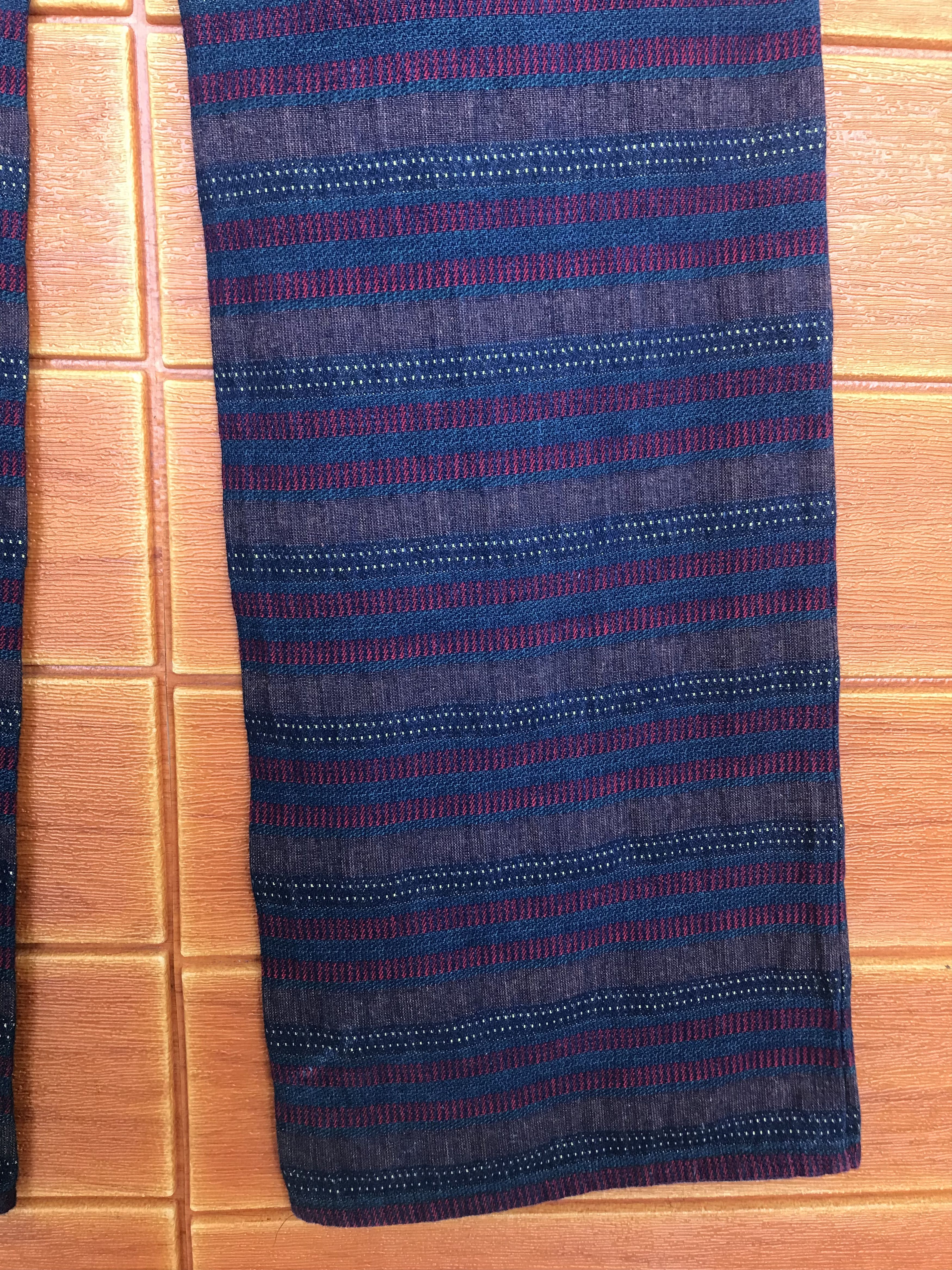 Hysteric Glamour Made In Japan J.SECRET.B Striped Denim Pants Size US 31 - 10 Thumbnail