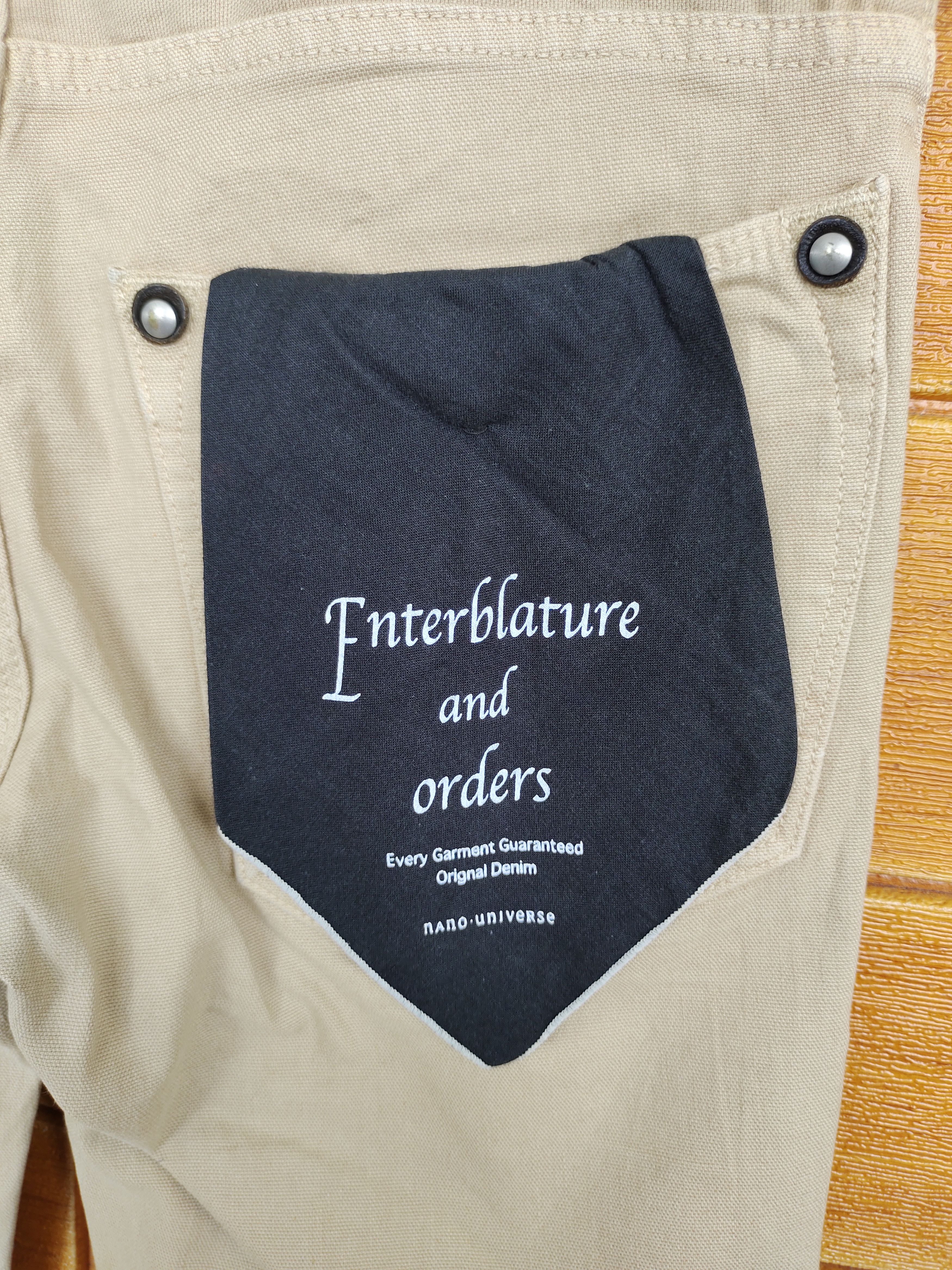 Comme des Garcons × Undercover ENTERBLATURE AND ORDERS II "NANO UNIVERSE" Denim Pants Size US 30 / EU 46 - 3 Thumbnail