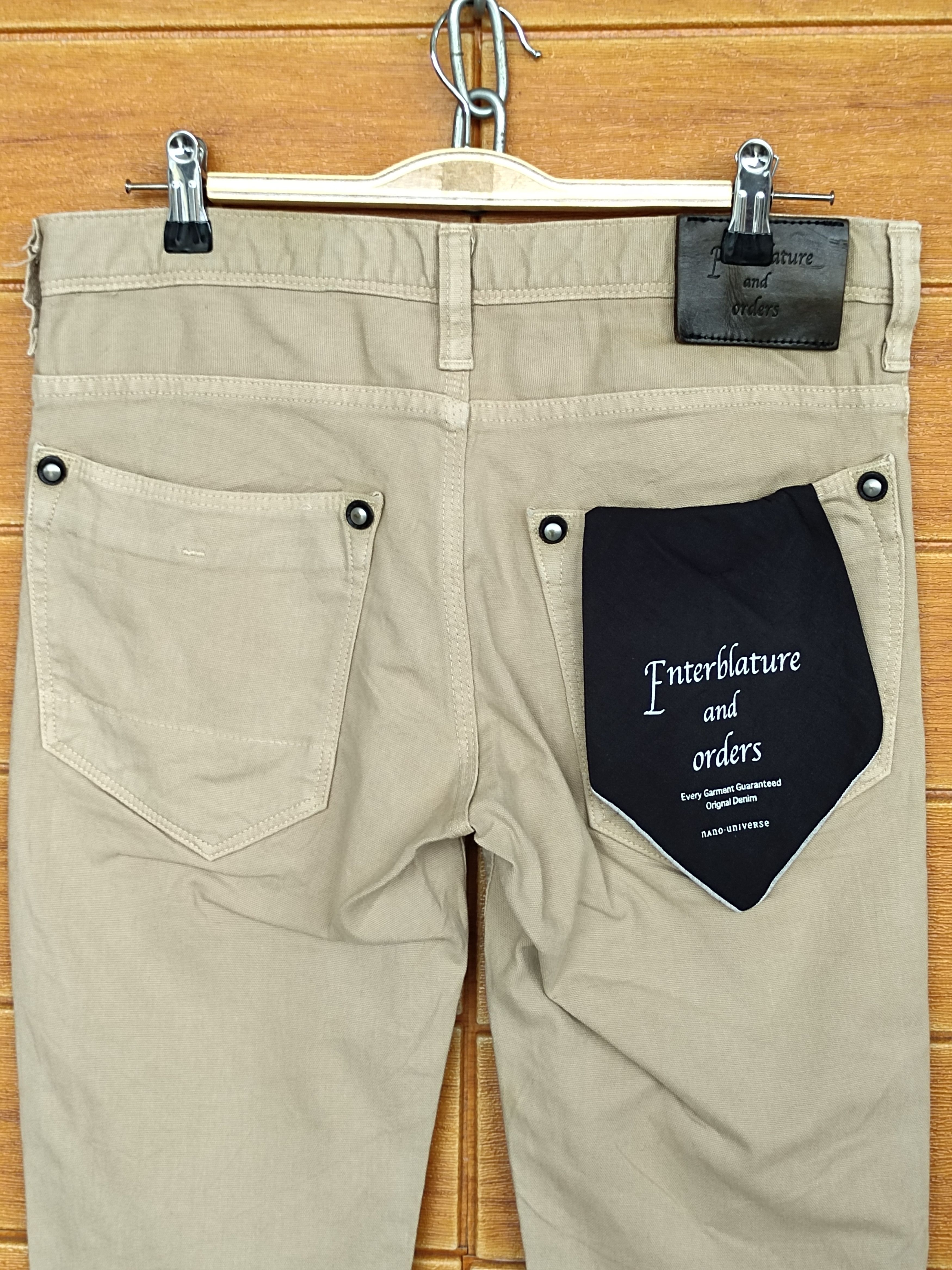 Comme des Garcons × Undercover ENTERBLATURE AND ORDERS II "NANO UNIVERSE" Denim Pants Size US 30 / EU 46 - 2 Thumbnail