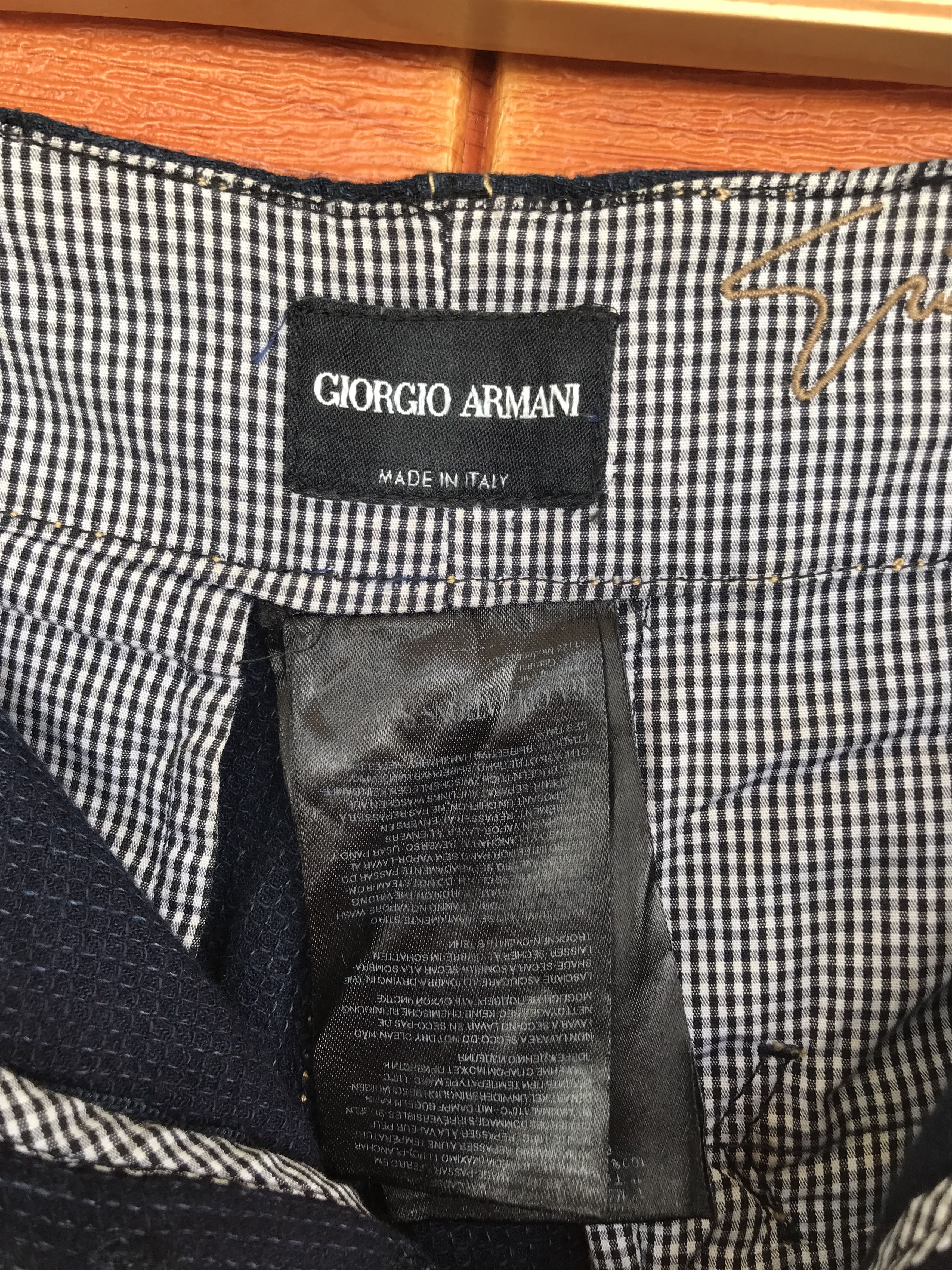 Giorgio Armani Vintage Giorgio Armani Made in Italy Pants Size US 34 / EU 50 - 13 Thumbnail