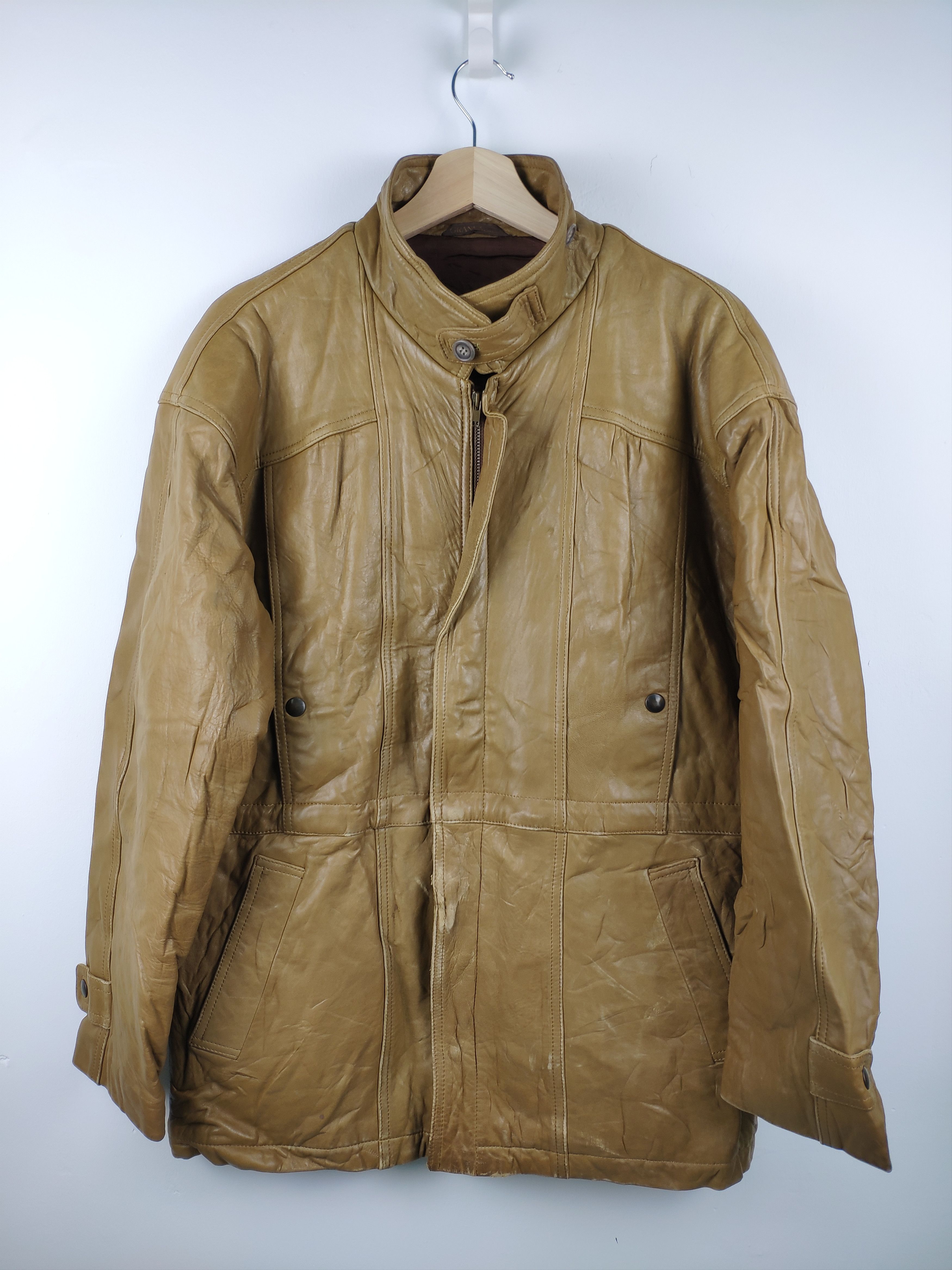 Vintage Vintage Granvalta Leather Jacket Italian Designer Size US M / EU 48-50 / 2 - 1 Thumbnail
