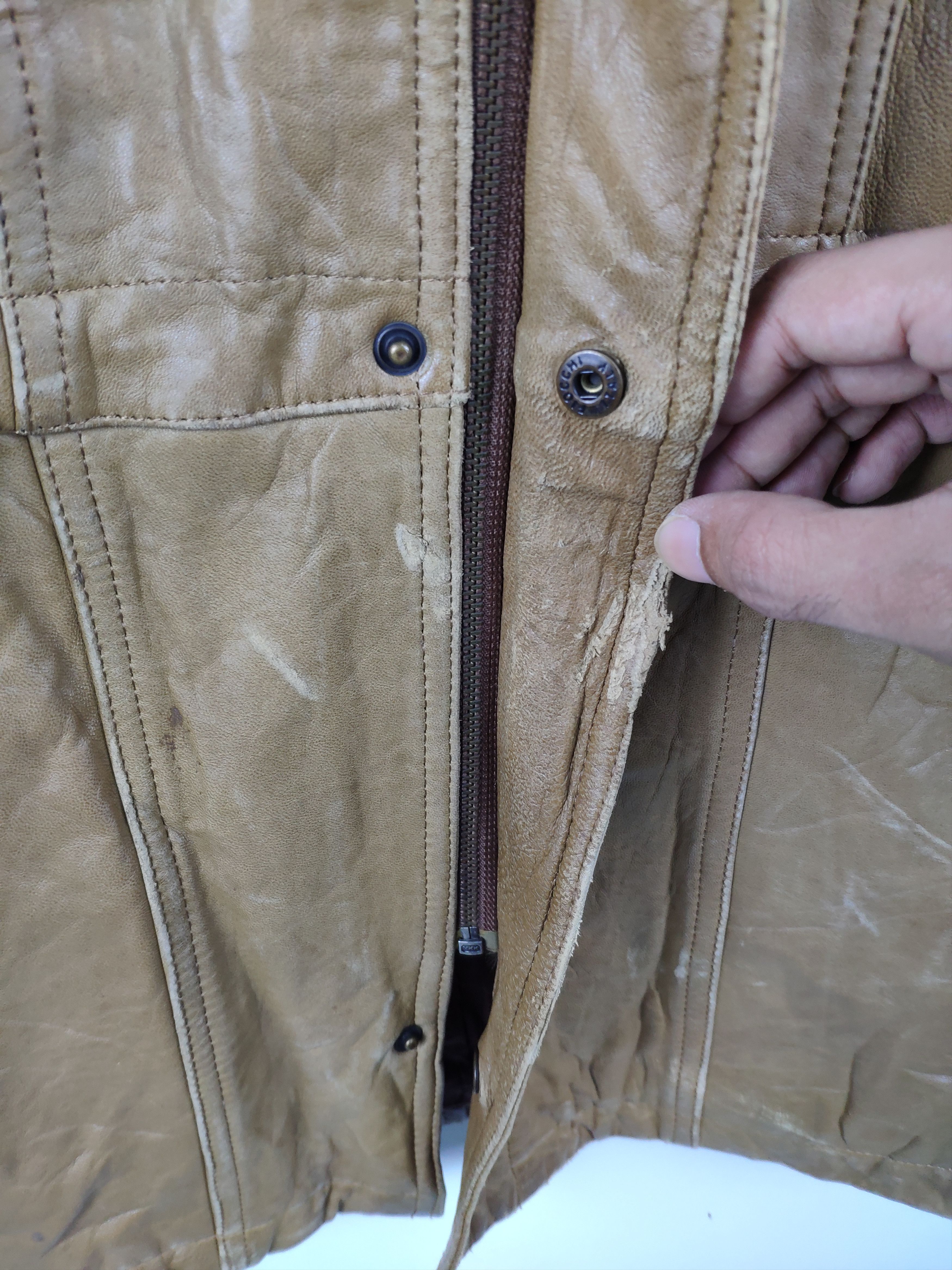 Vintage Vintage Granvalta Leather Jacket Italian Designer Size US M / EU 48-50 / 2 - 8 Thumbnail