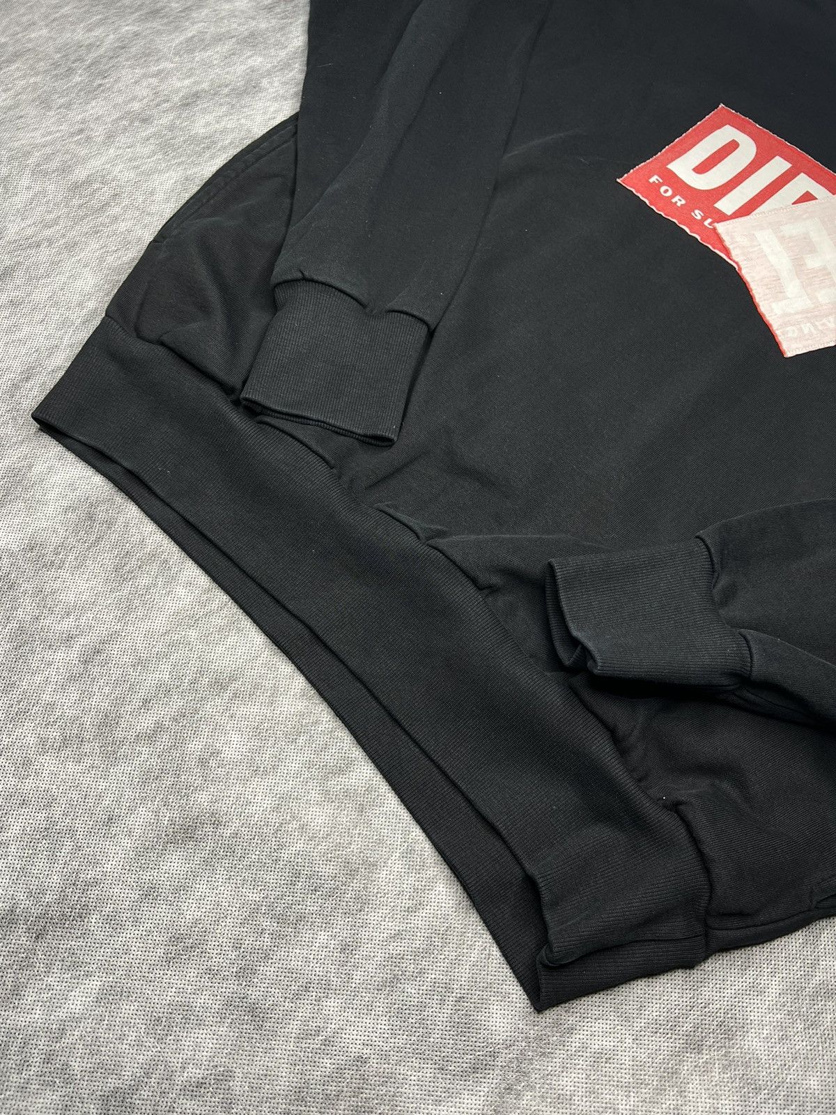 Diesel Diesel Hoodie Black Peeling Label Design Size US M / EU 48-50 / 2 - 4 Thumbnail