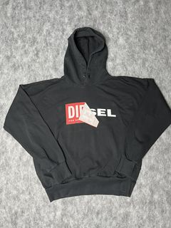 Diesel peel logo discount hoodie