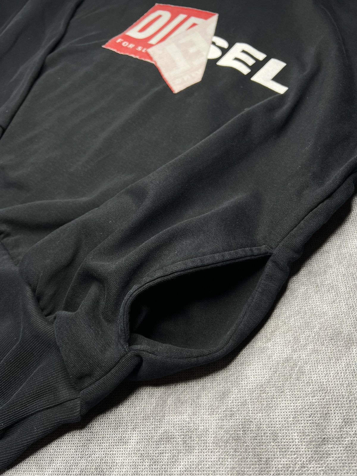 Diesel Diesel Hoodie Black Peeling Label Design Size US M / EU 48-50 / 2 - 5 Thumbnail