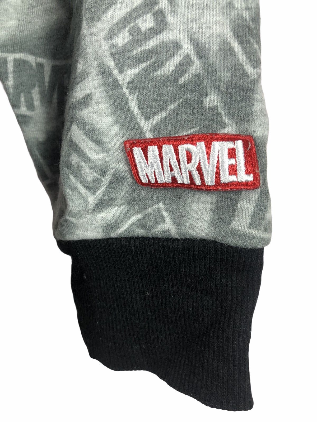 Marvel Comics MARVEL GREY FULL PRINTS OVP ZIPPER HOODIES SWEATSHIRT Size US M / EU 48-50 / 2 - 2 Thumbnail