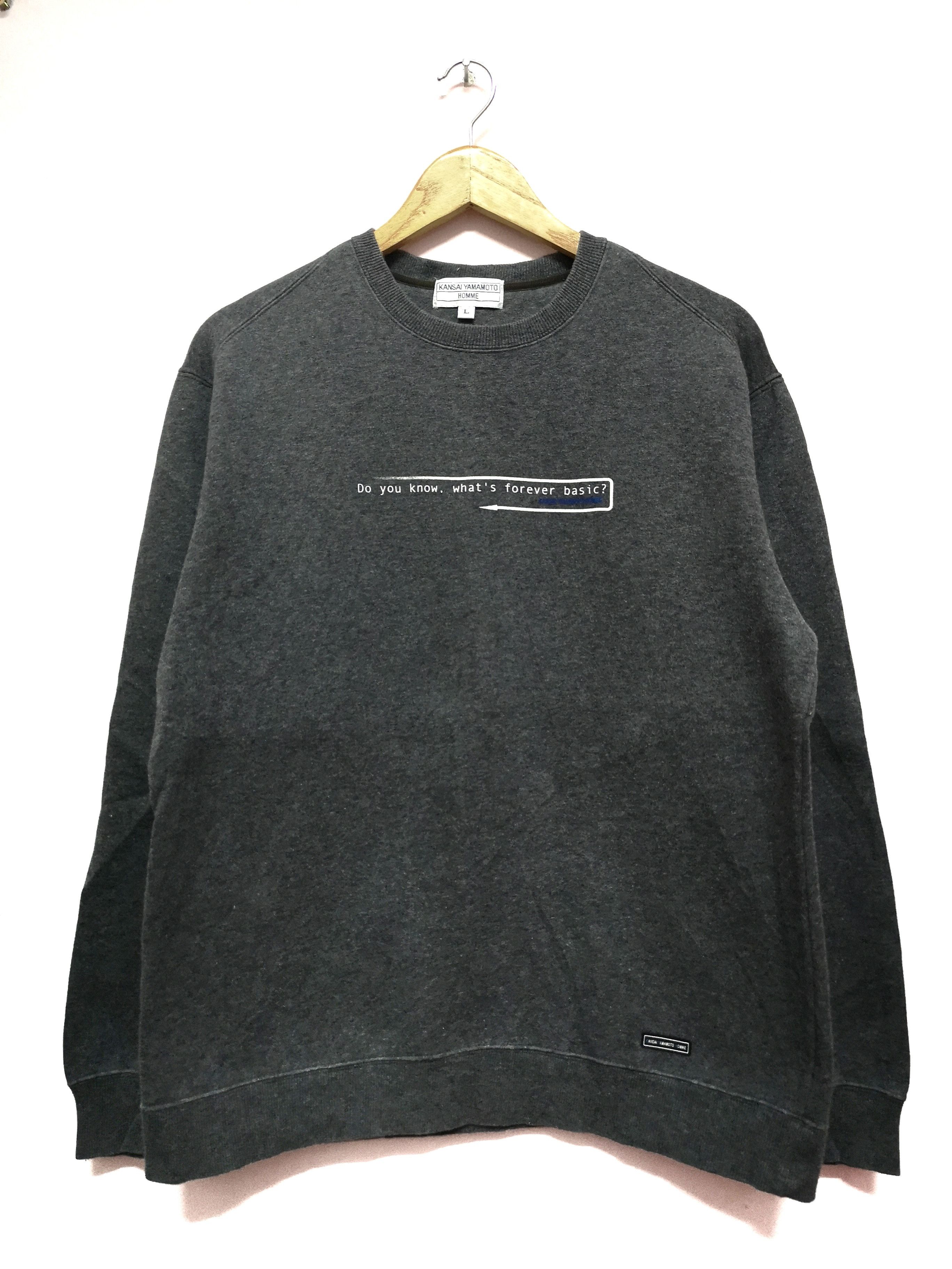 Kansai Yamamoto KANSAI YAMAMOTO HOMME LONG SLEEVES CREWNECK SWEATSHIRTS Size US L / EU 52-54 / 3 - 1 Thumbnail