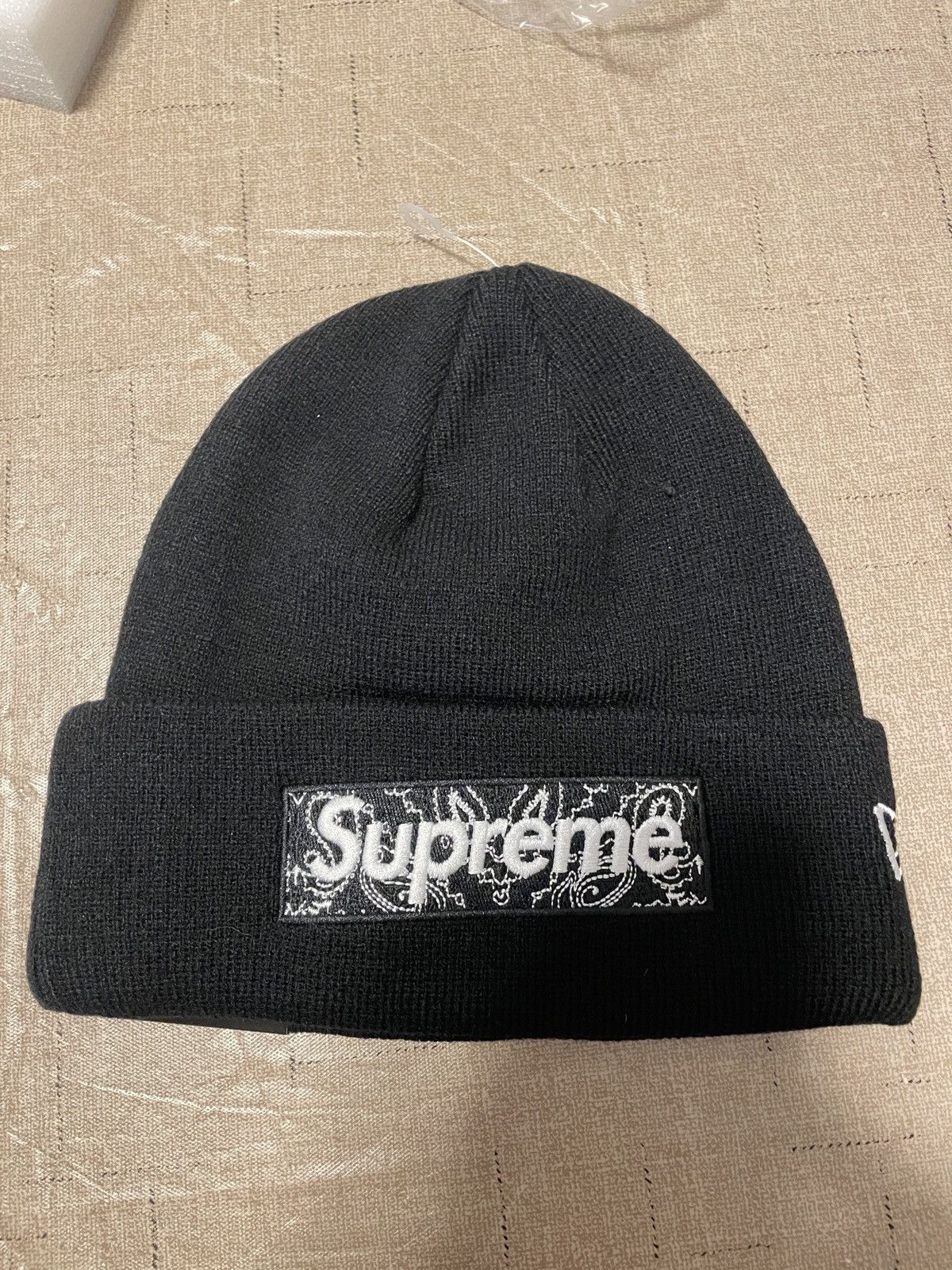 Supreme Bandana Box Logo Beanie | Grailed