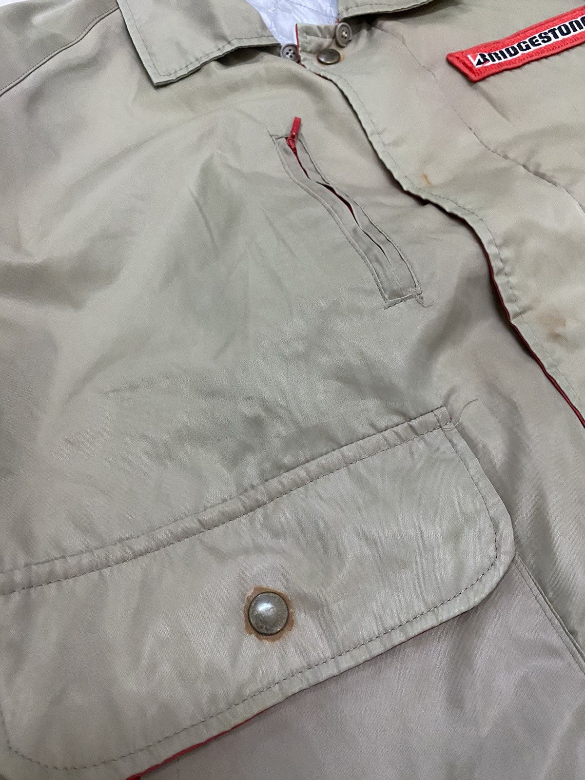 Japanese Brand × Sports Specialties Vintage Bridgestone Racing Sport Bomber Jacket Size US XL / EU 56 / 4 - 4 Thumbnail