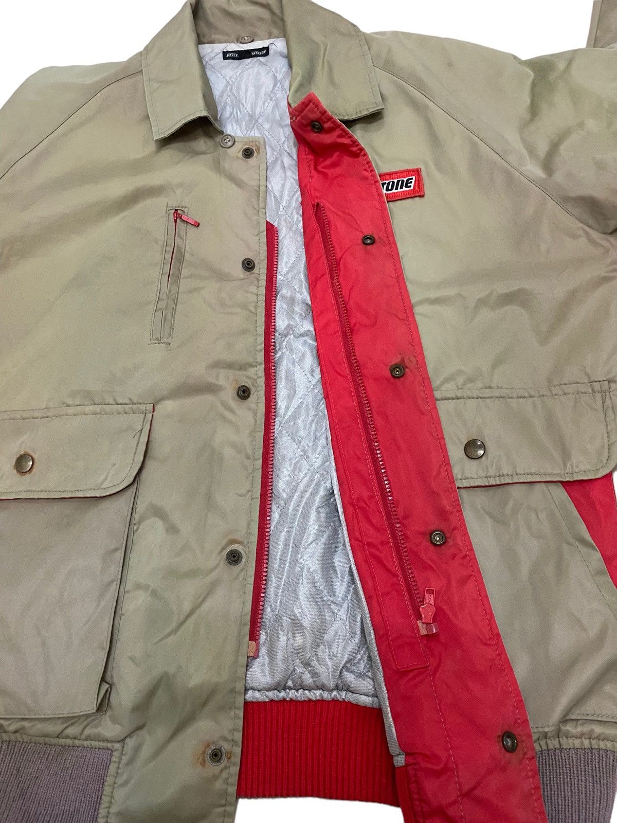 Japanese Brand × Sports Specialties Vintage Bridgestone Racing Sport Bomber Jacket Size US XL / EU 56 / 4 - 9 Thumbnail