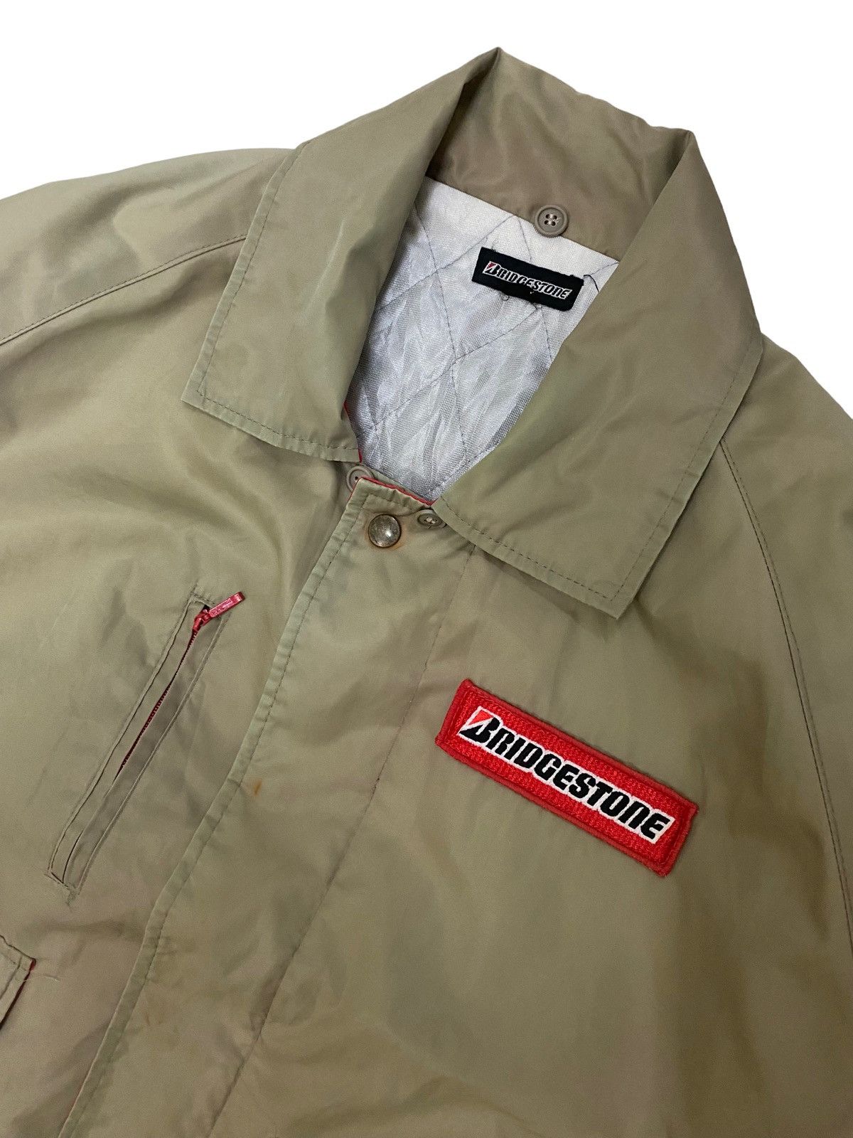 Japanese Brand × Sports Specialties Vintage Bridgestone Racing Sport Bomber Jacket Size US XL / EU 56 / 4 - 3 Thumbnail