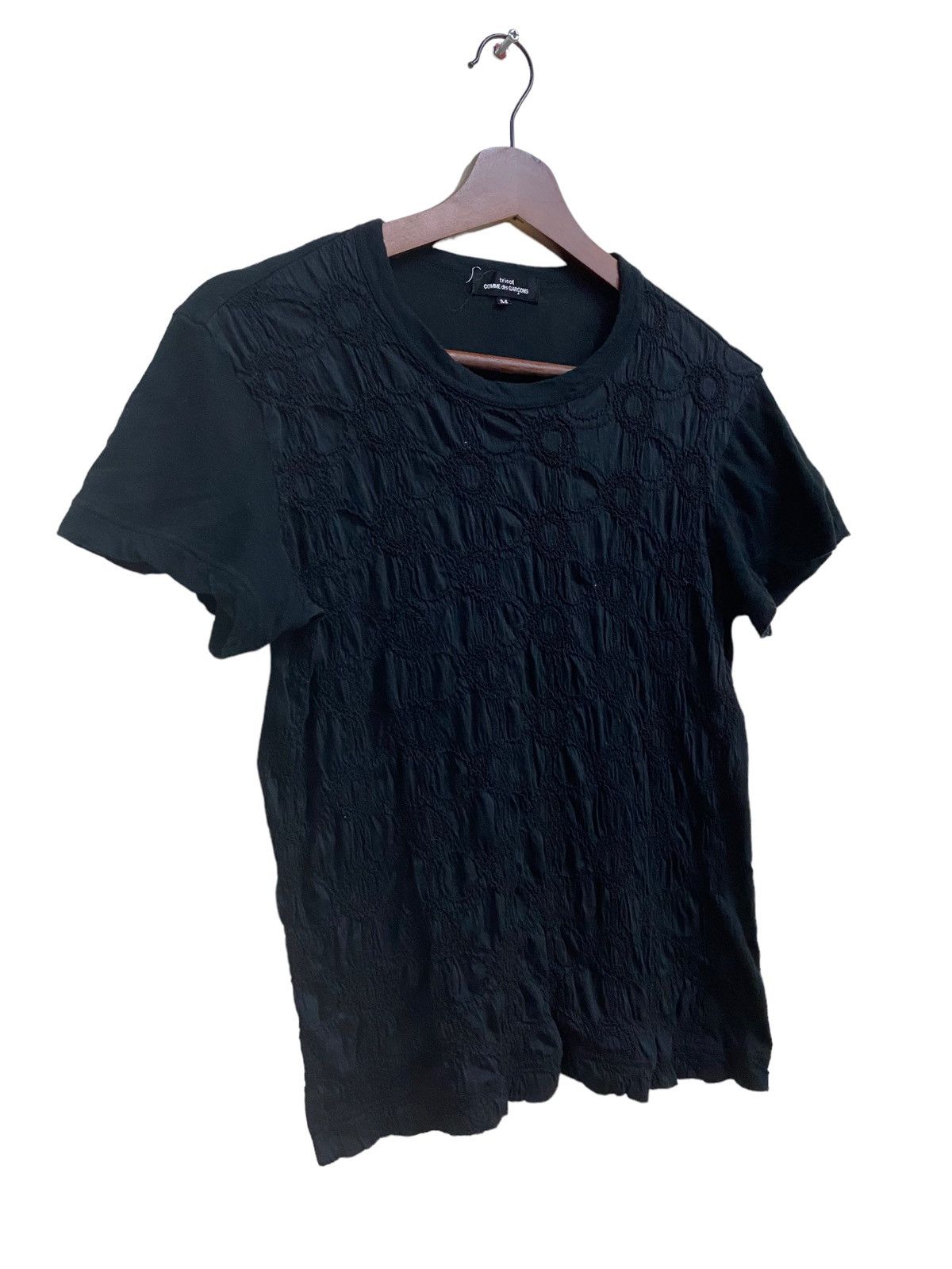 Comme des Garcons Vintage Tricot Comme des Garçons Black Tee Size M / US 6-8 / IT 42-44 - 2 Thumbnail