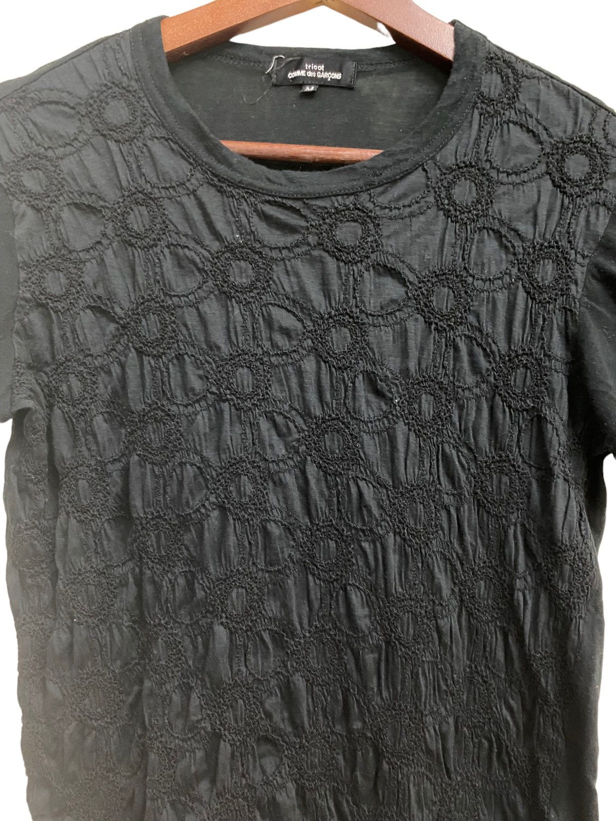Comme des Garcons Vintage Tricot Comme des Garçons Black Tee Size M / US 6-8 / IT 42-44 - 3 Thumbnail