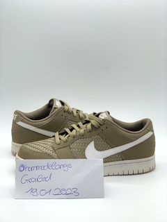 Nike Dunk Low Woven Khaki | Grailed