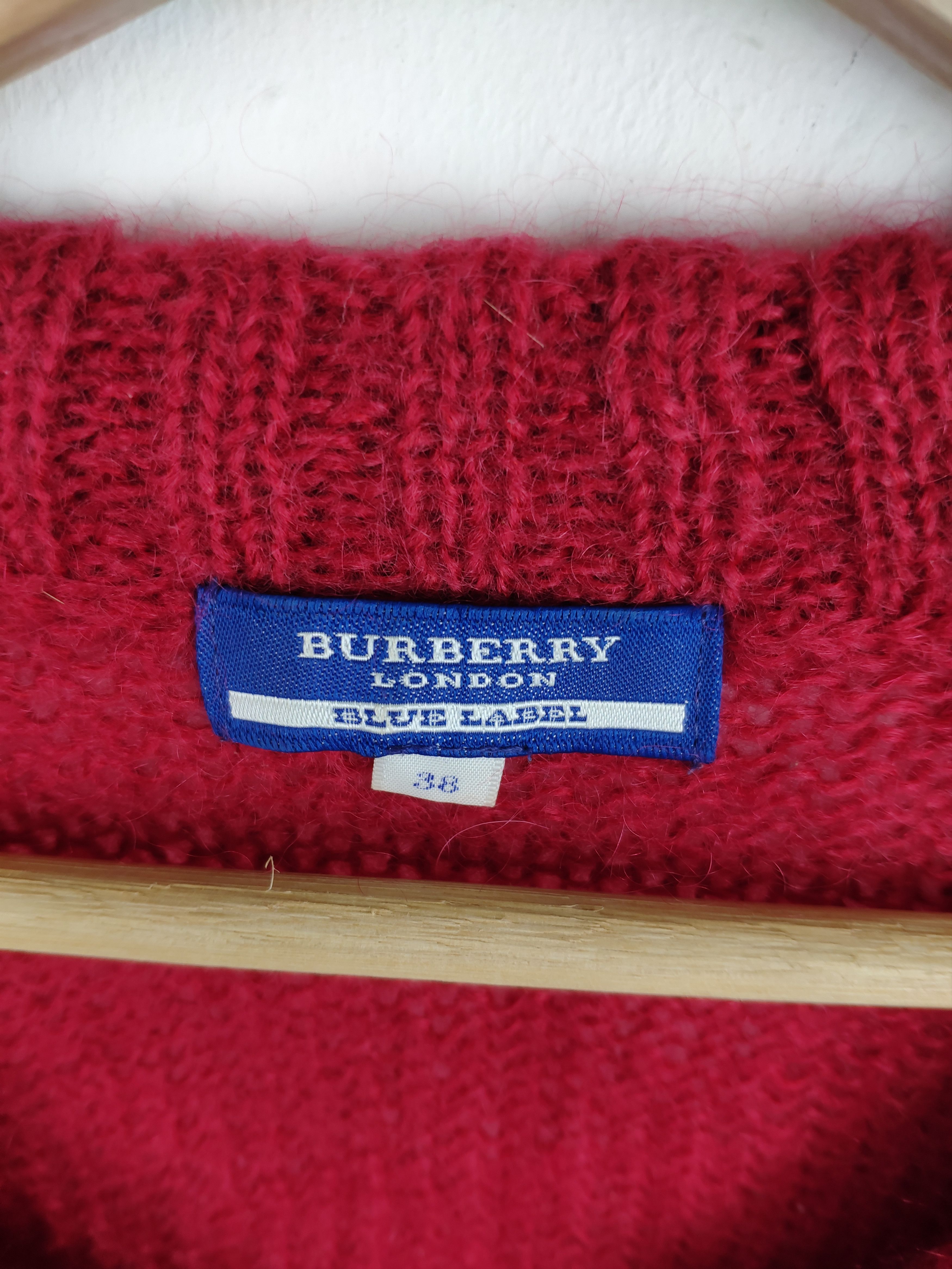 Burberry Vintage Burberry Fishnet Wool Knit Sweater Size XS / US 0-2 / IT 36-38 - 5 Thumbnail