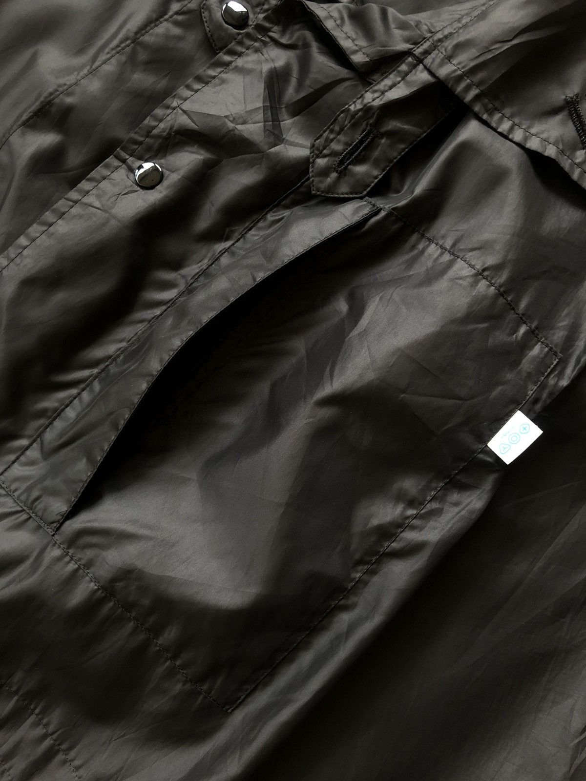 Issey Miyake ARCHIVE🔥80s Issey Miyake Plantation Nylon Long Coat Jacket Size US M / EU 48-50 / 2 - 7 Thumbnail
