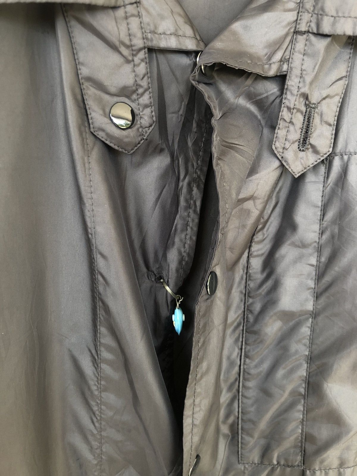Issey Miyake ARCHIVE🔥80s Issey Miyake Plantation Nylon Long Coat Jacket Size US M / EU 48-50 / 2 - 12 Thumbnail
