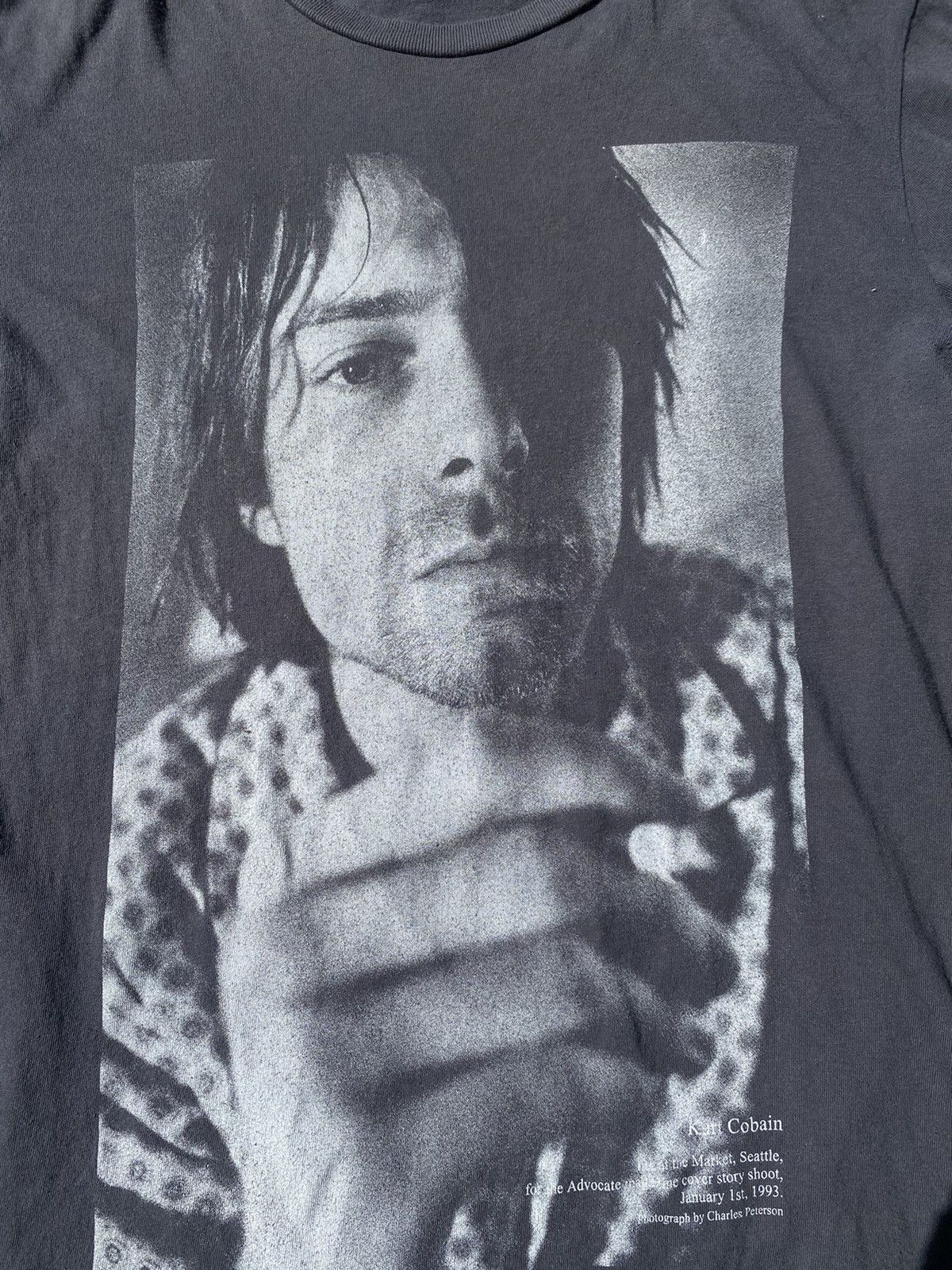 Nirvana × Vintage Vintage Nirvana Kurt Cobain Photo Tee 1993 T Shirt Size US M / EU 48-50 / 2 - 3 Thumbnail