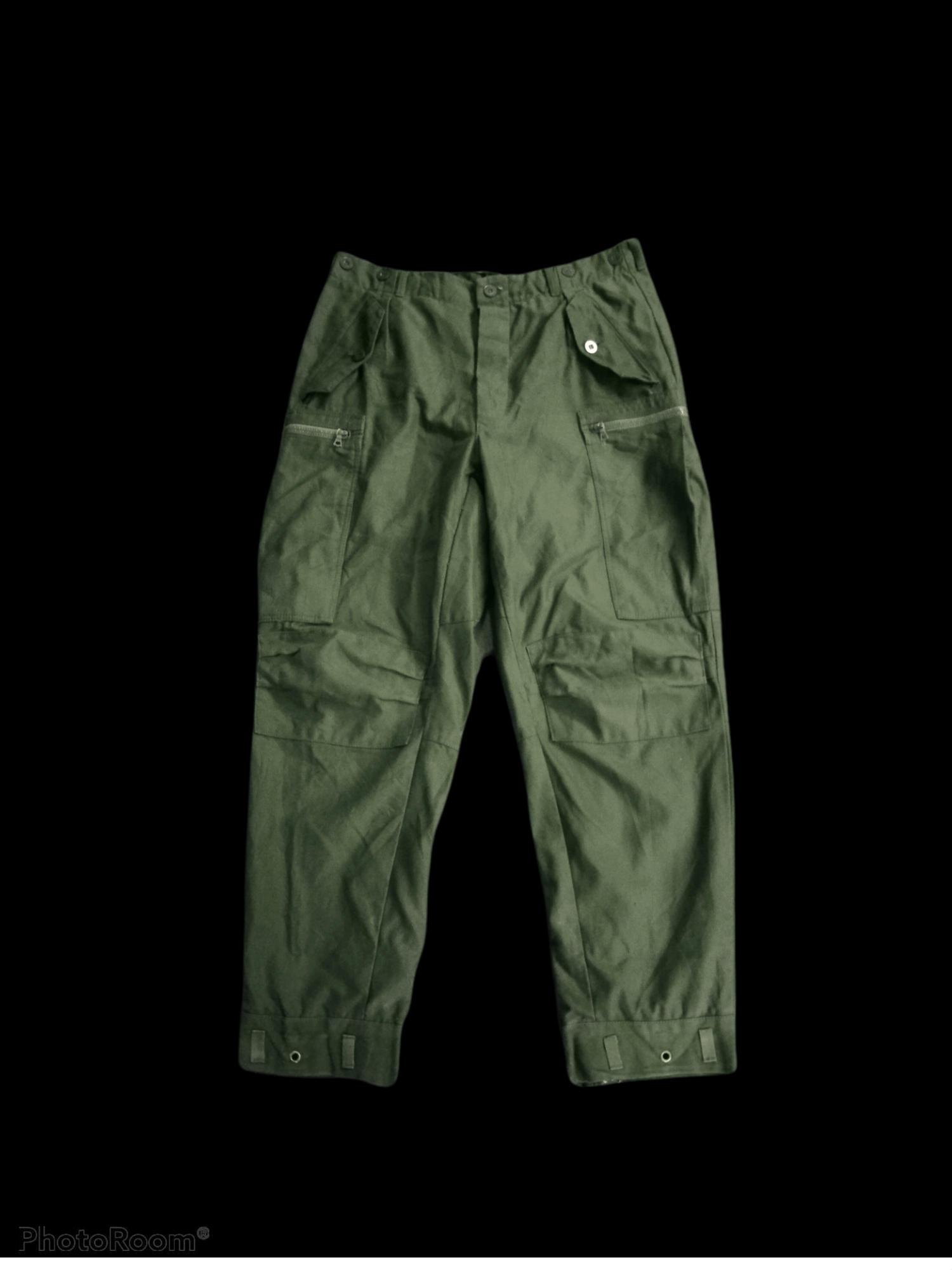 Vintage 1992 Swedish Army M90 Field Trousers Heavy RIRI Zipper Size US 33 - 1 Thumbnail
