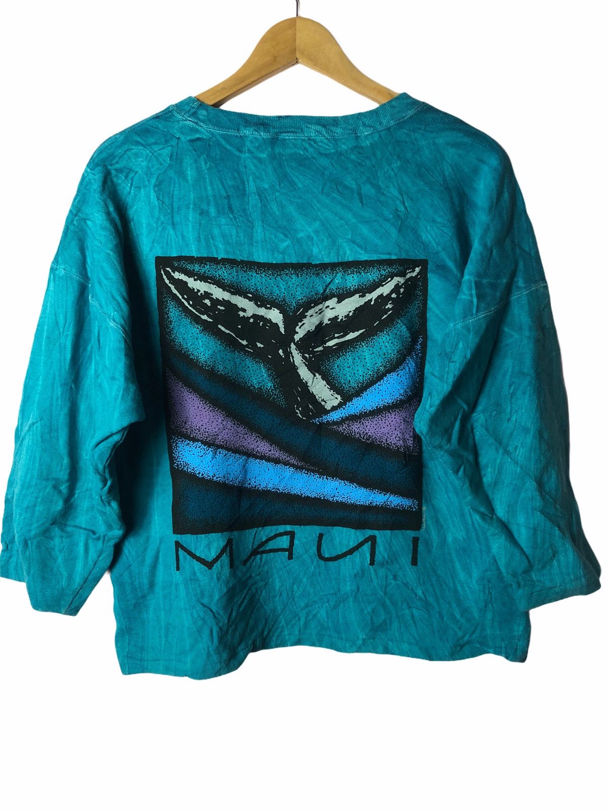 VINTAGE HAWAII CRAZY SHIRT MAUI GREEN SWEATSHIRT
