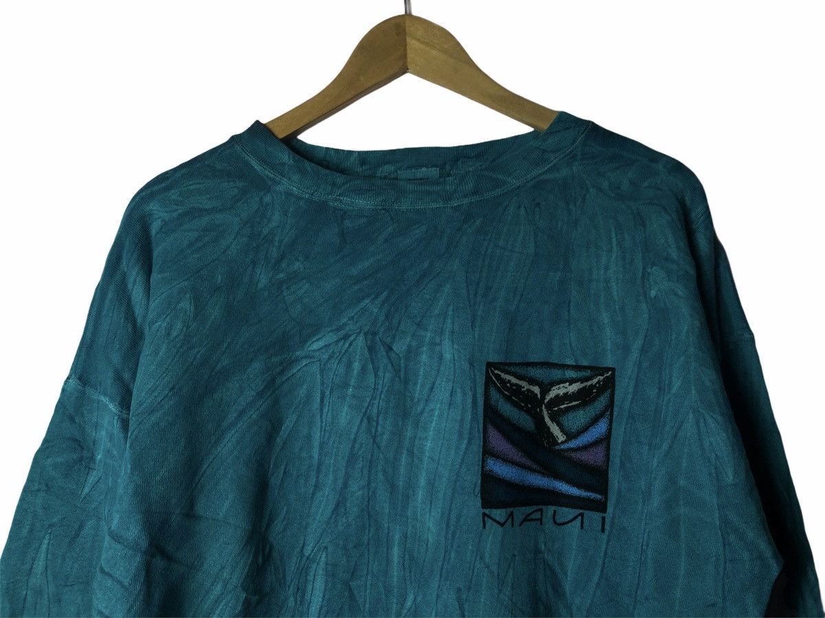 Vintage VINTAGE HAWAII CRAZY SHIRT MAUI GREEN SWEATSHIRT Size US L / EU 52-54 / 3 - 3 Thumbnail