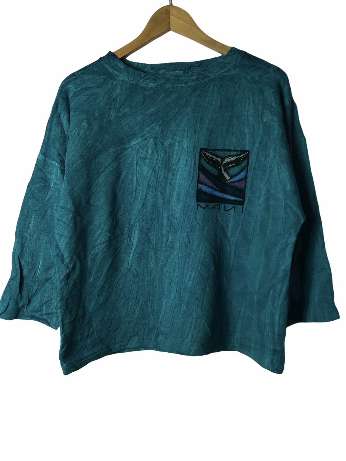 Vintage VINTAGE HAWAII CRAZY SHIRT MAUI GREEN SWEATSHIRT Size US L / EU 52-54 / 3 - 2 Thumbnail