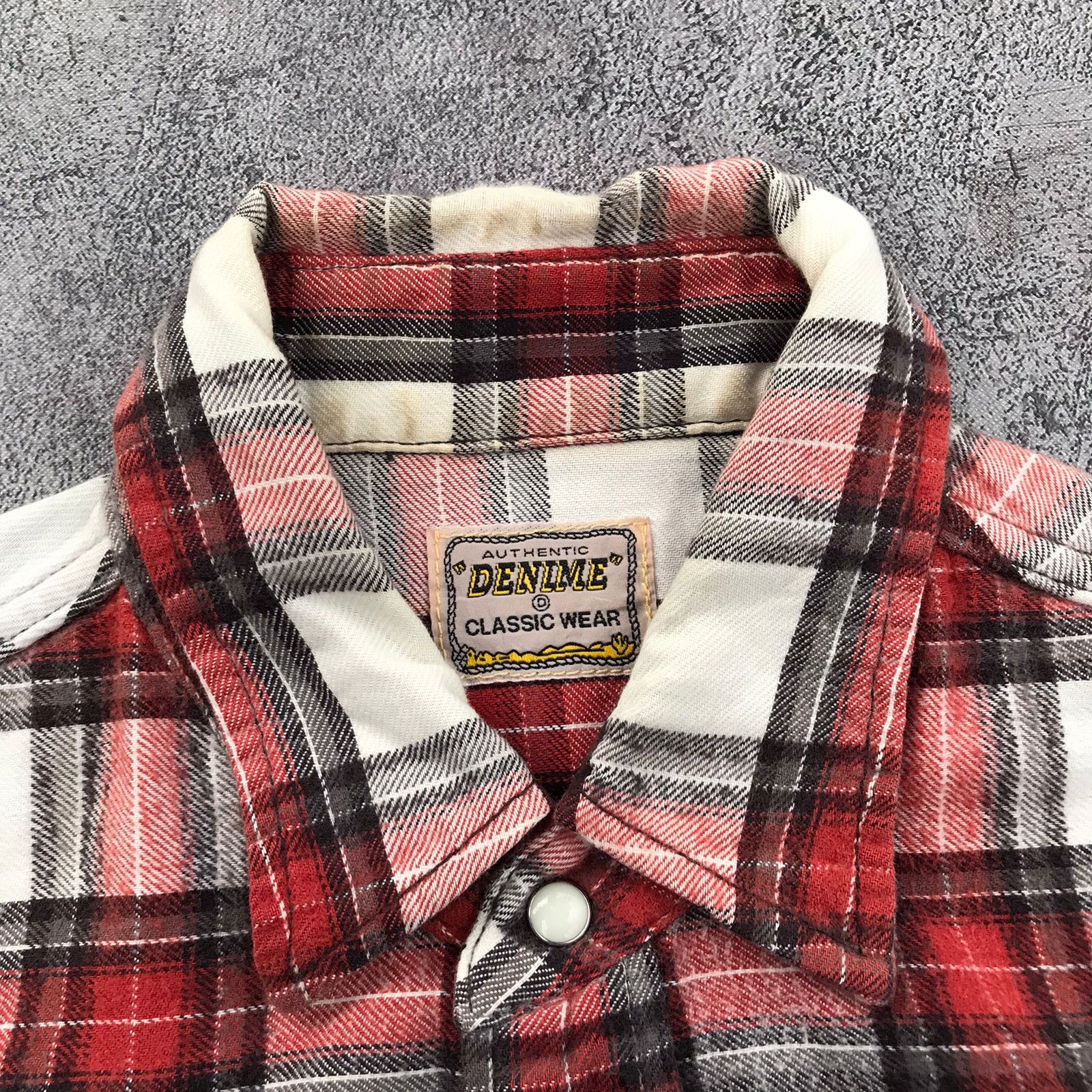 Denime Denime Western Plaid Flannel Shirt Size US M / EU 48-50 / 2 - 7 Thumbnail