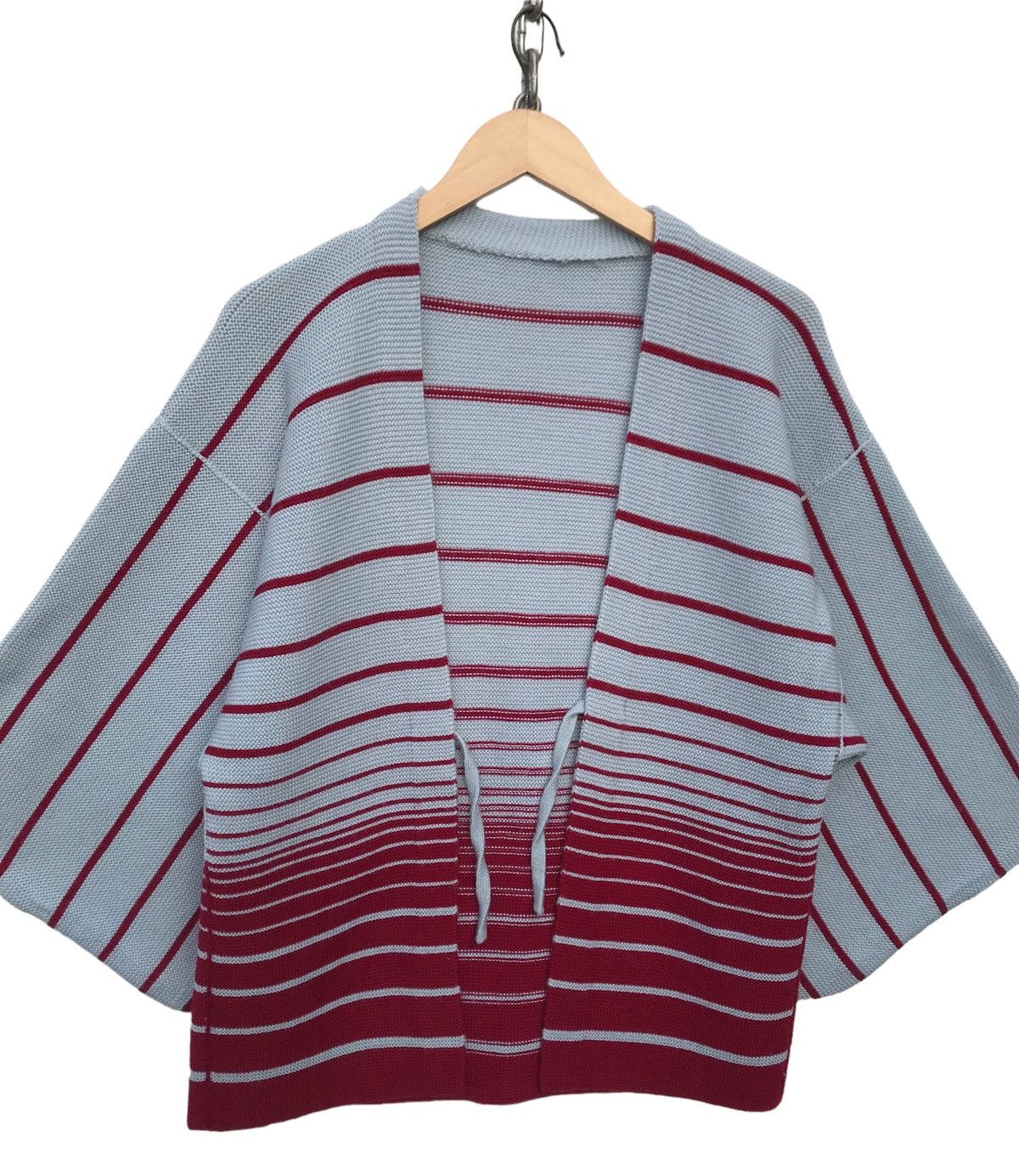 Other Japan Traditional Kimono Haori Stripes Jacket (21”X26.5”) Size US M / EU 48-50 / 2 - 3 Thumbnail