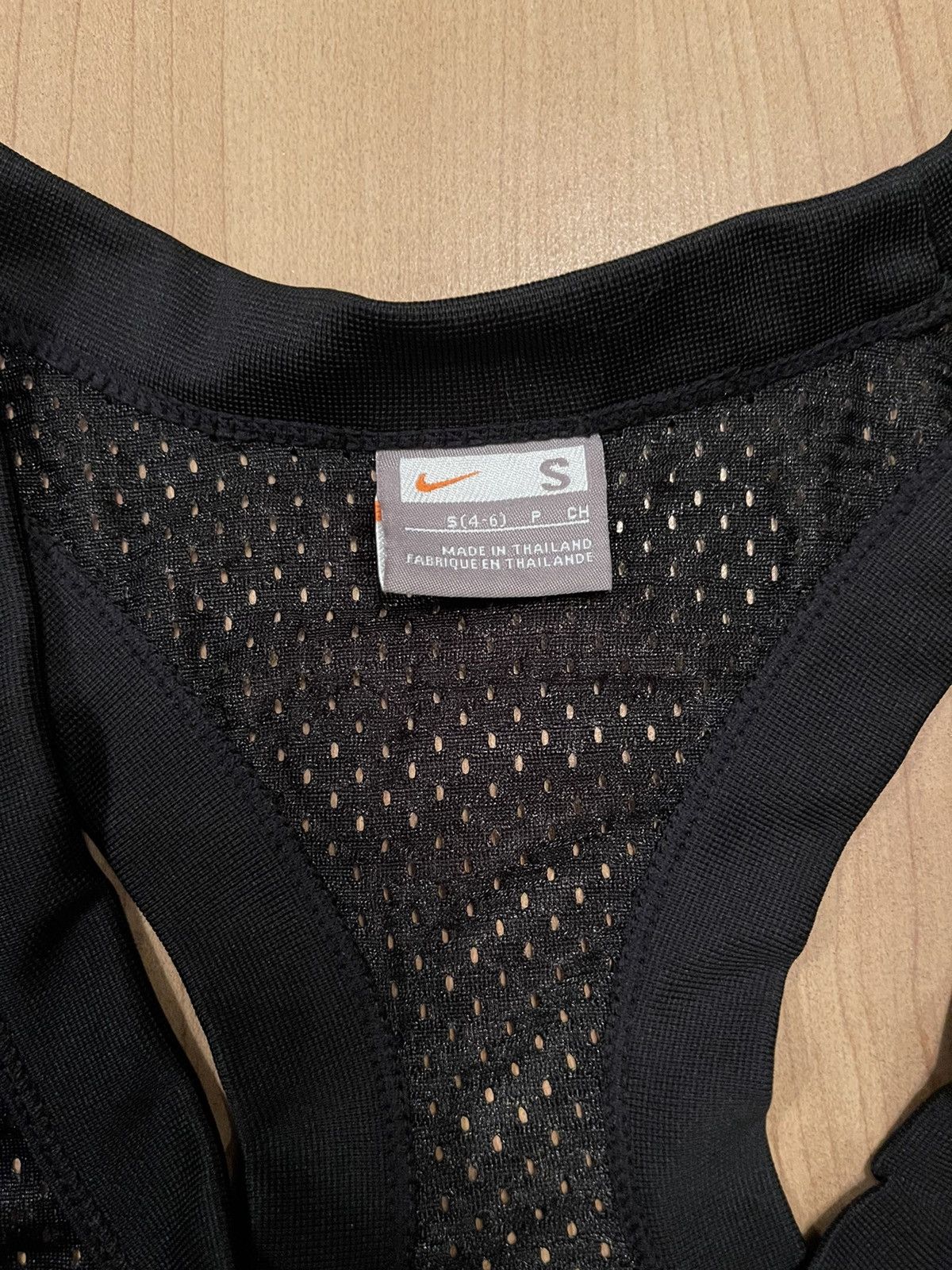 Nike × Vintage 🏀 Nike 2007 vintage Y2K mesh big swoosh drill tank top Size S / US 4 / IT 40 - 3 Thumbnail