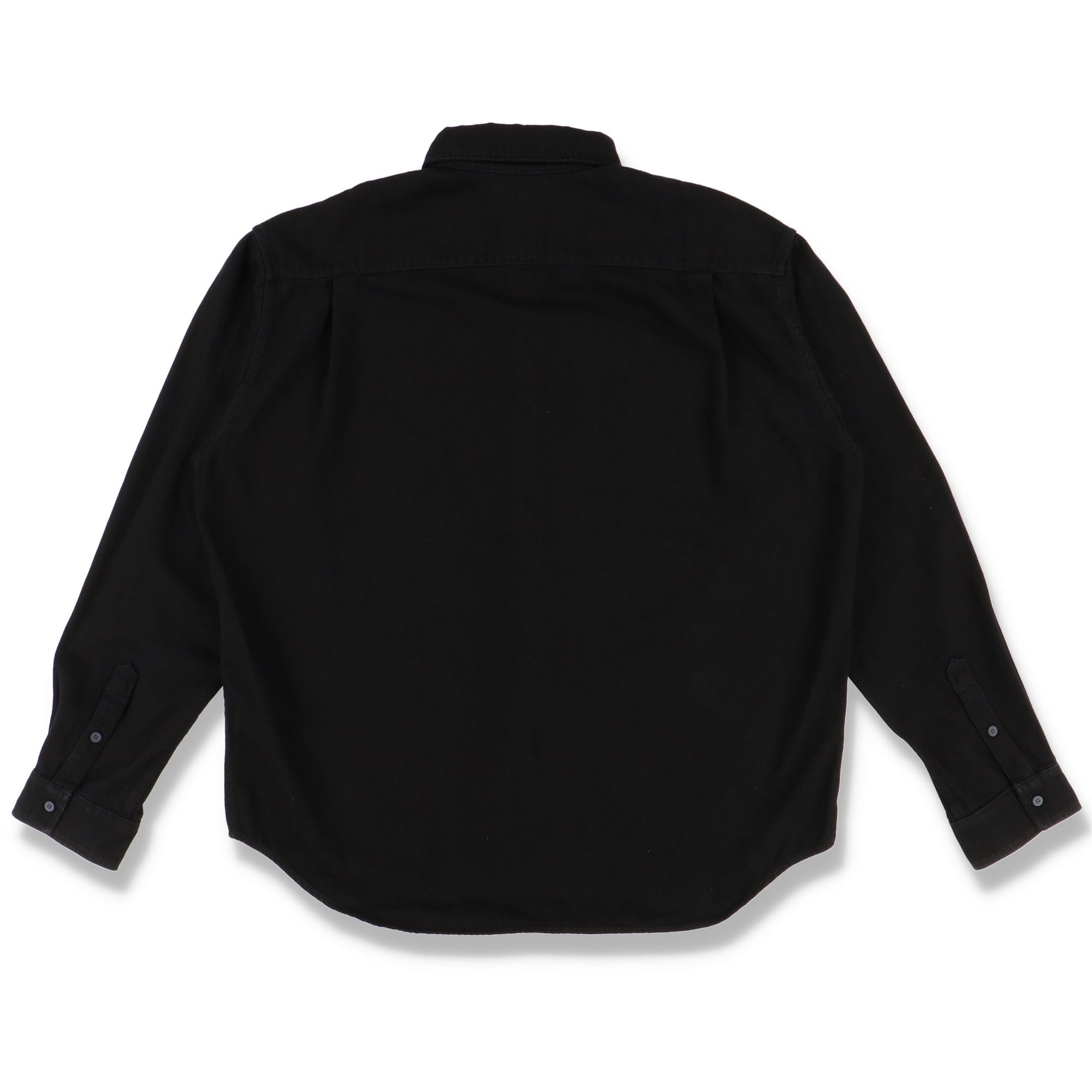 Balenciaga Black Oversized BB Logo Denim Overshirt Size US S / EU 44-46 / 1 - 8 Thumbnail