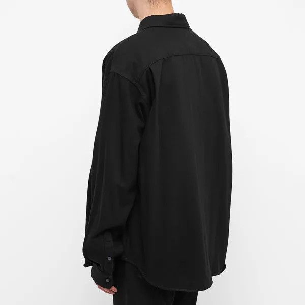 Balenciaga Black Oversized BB Logo Denim Overshirt Size US S / EU 44-46 / 1 - 5 Thumbnail