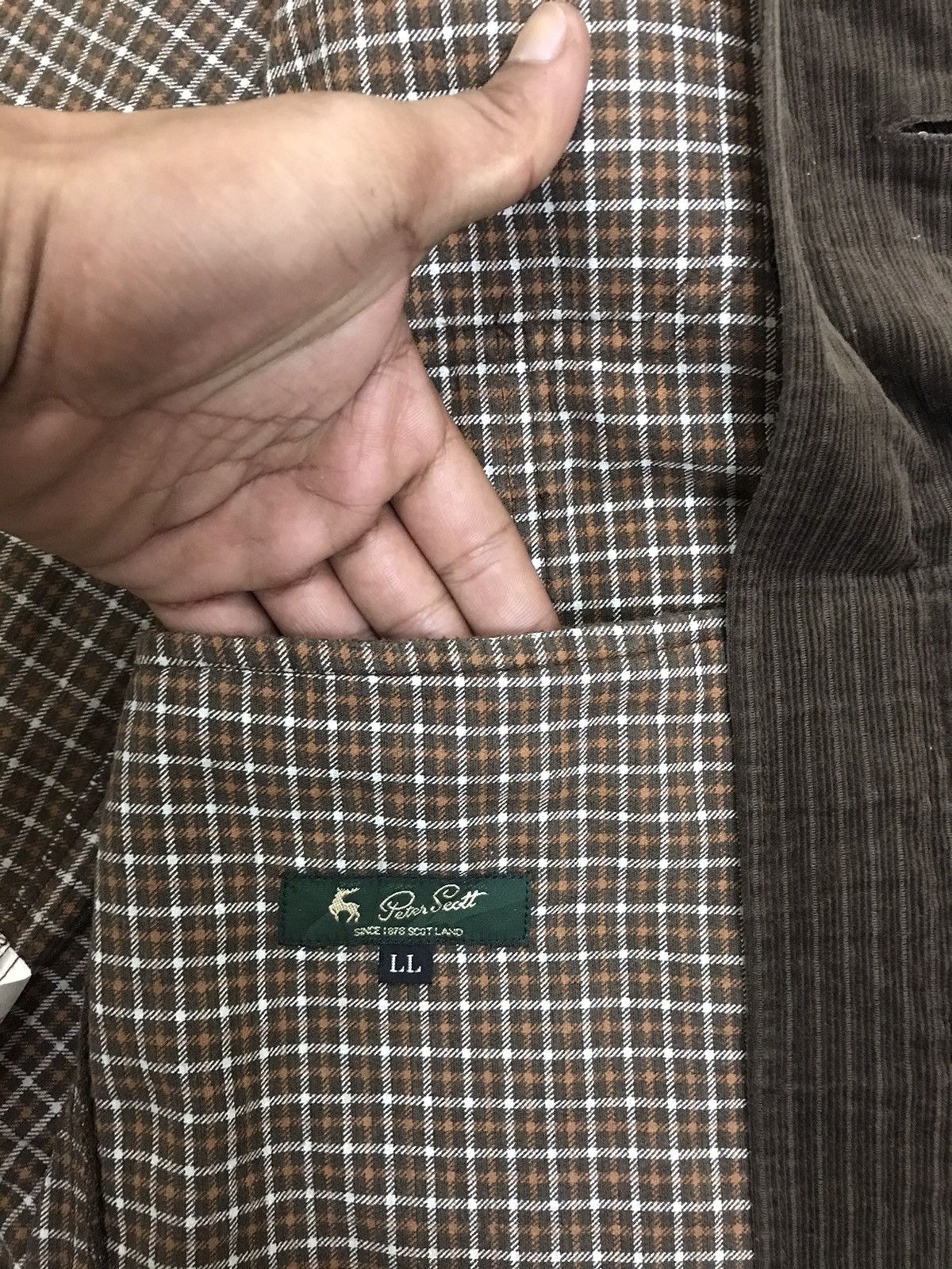 Pringle Of Scotland × Vintage Vintage Peter Scott Corduroy Jacket Size US XL / EU 56 / 4 - 11 Thumbnail