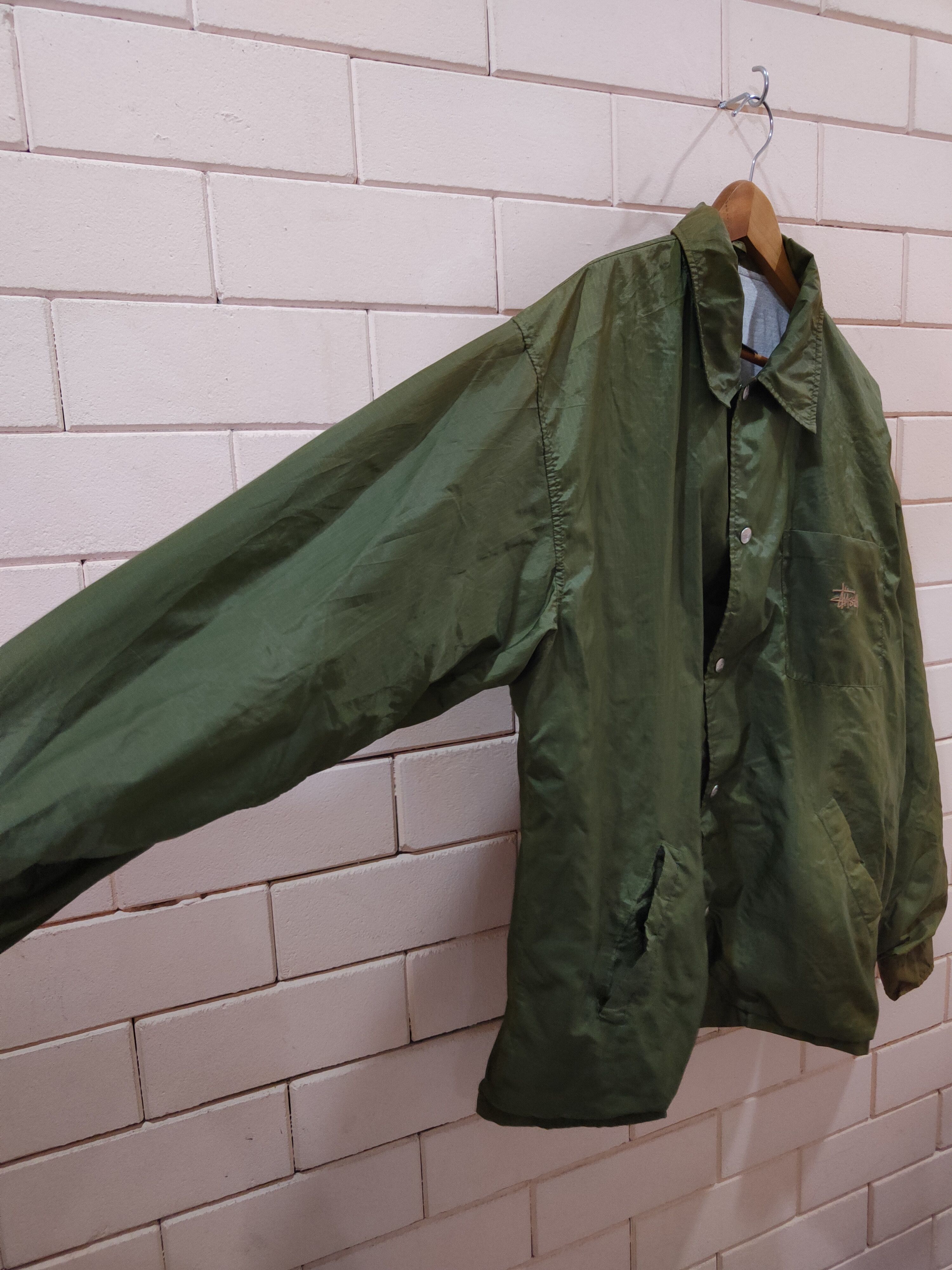 Stussy × Vintage Vintage Stussy Coach Jacket With Sun Faded Effect Size US L / EU 52-54 / 3 - 6 Thumbnail