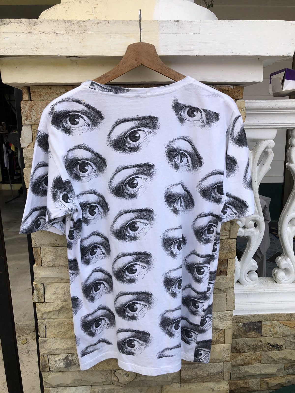 Arts & Science Last Drop🔥Rare🔥Art Eye All Overprint T Shirt Size US L / EU 52-54 / 3 - 3 Thumbnail