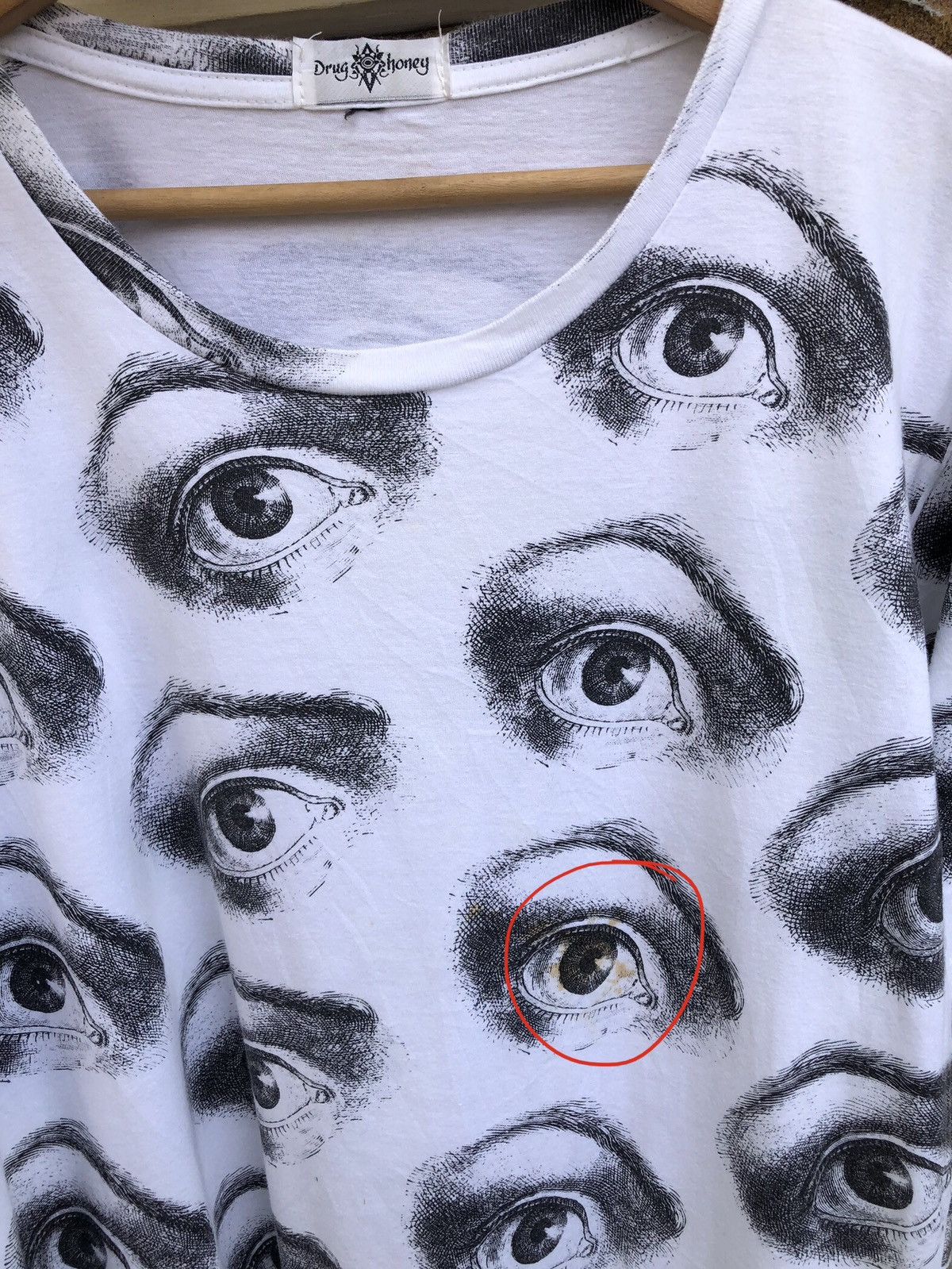 Arts & Science Last Drop🔥Rare🔥Art Eye All Overprint T Shirt Size US L / EU 52-54 / 3 - 4 Thumbnail