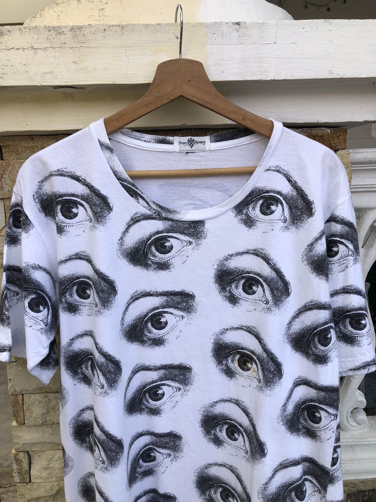 Arts & Science Last Drop🔥Rare🔥Art Eye All Overprint T Shirt Size US L / EU 52-54 / 3 - 2 Thumbnail