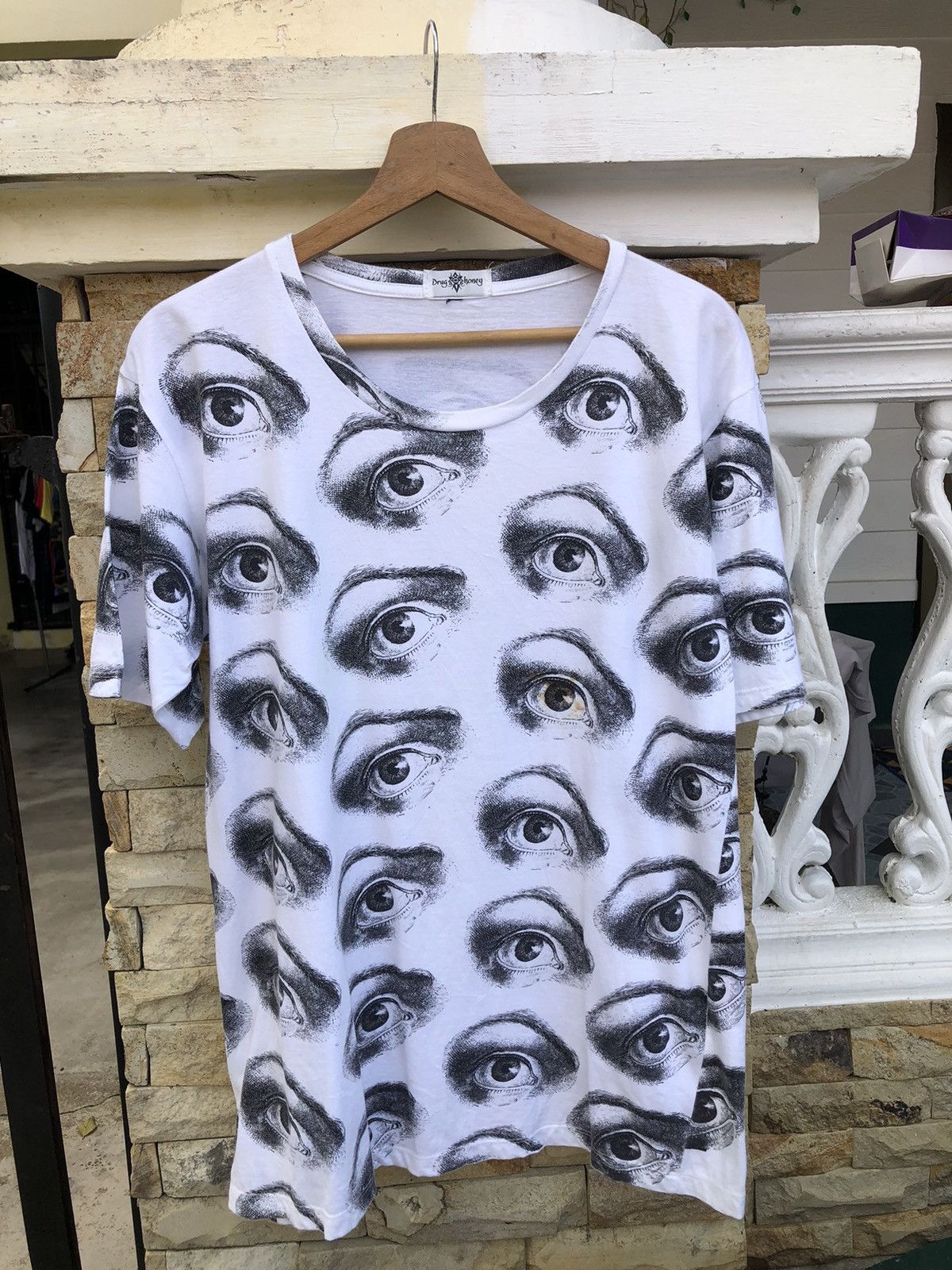 Arts & Science Last Drop🔥Rare🔥Art Eye All Overprint T Shirt Size US L / EU 52-54 / 3 - 1 Thumbnail