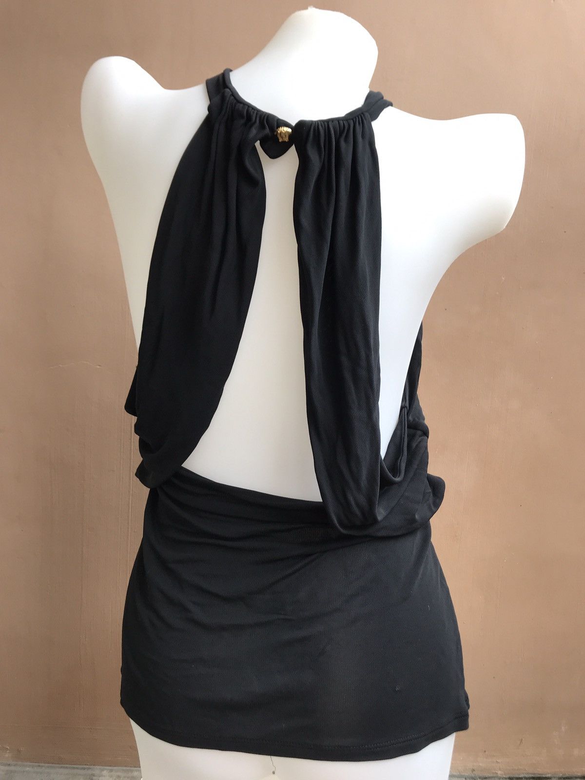 Versace × Vintage Versace Halter Evening Tops Size XS / US 0-2 / IT 36-38 - 3 Thumbnail
