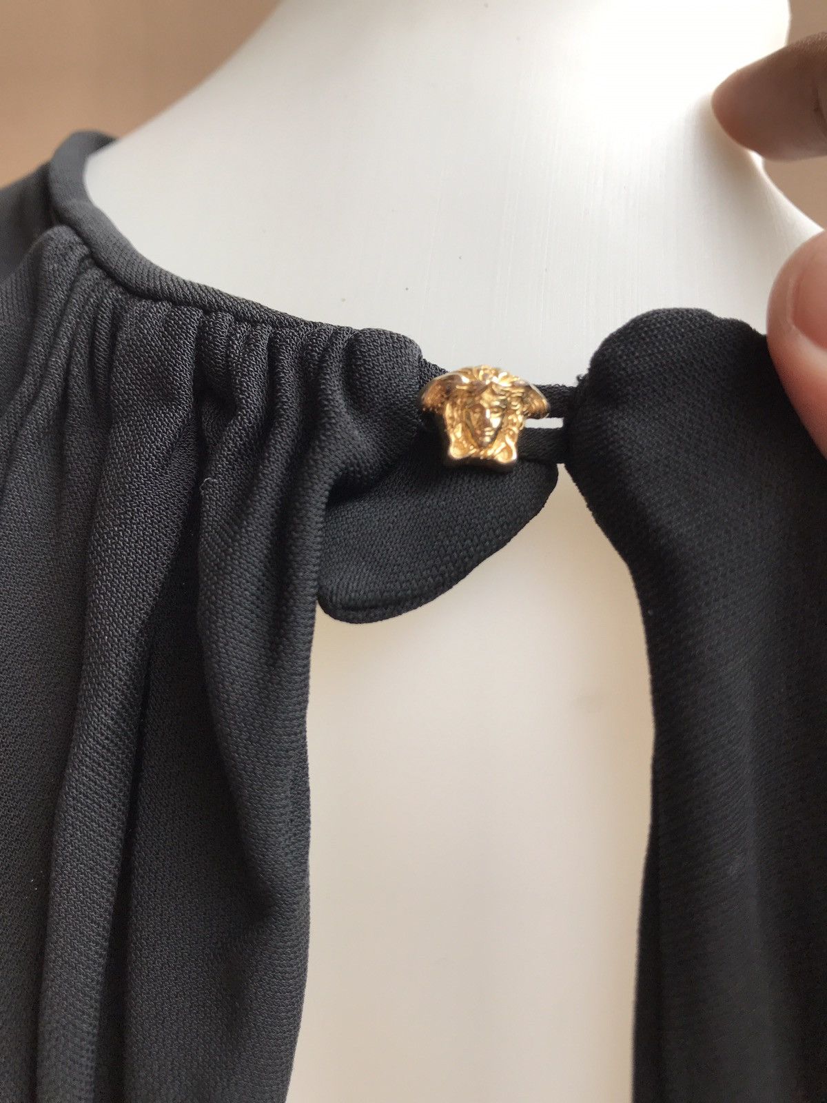 Versace × Vintage Versace Halter Evening Tops Size XS / US 0-2 / IT 36-38 - 4 Thumbnail