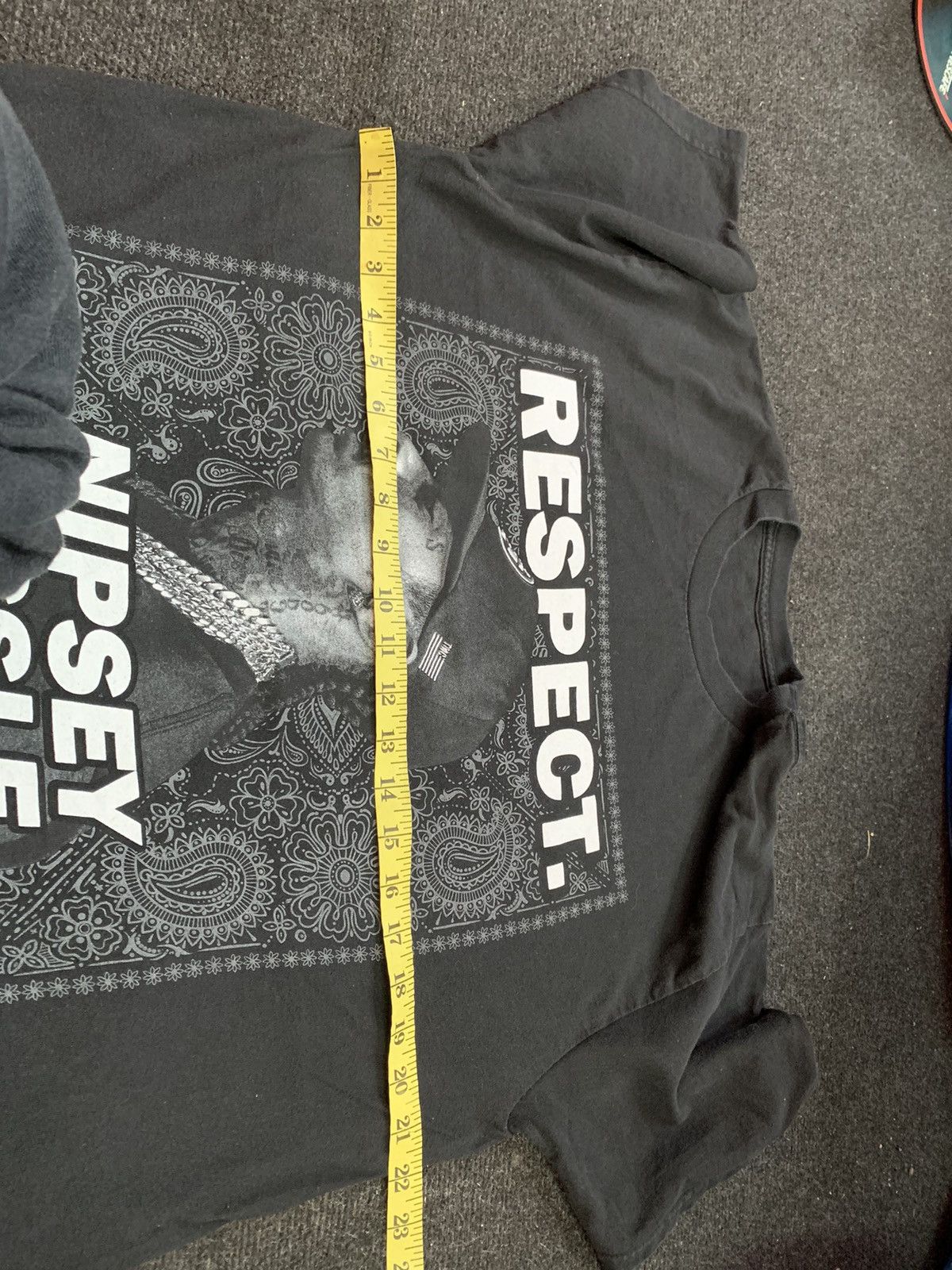 Band Tees RIP! Nipsey Hussle Memorial Respect Rap Tees Hip Hop Size US L / EU 52-54 / 3 - 6 Thumbnail